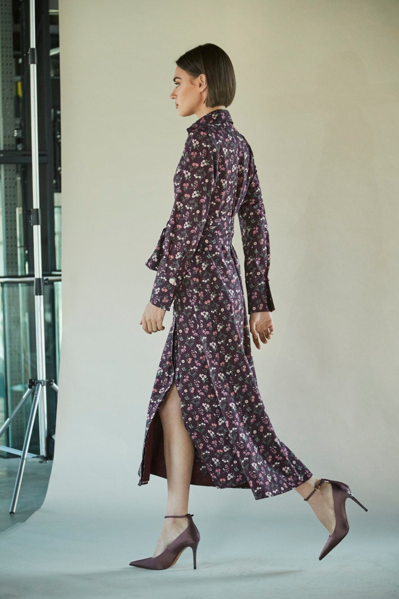 VESTIDO CORNELIA LIBERTY LONDON GRANATE - THE EXTREME COLLECTION