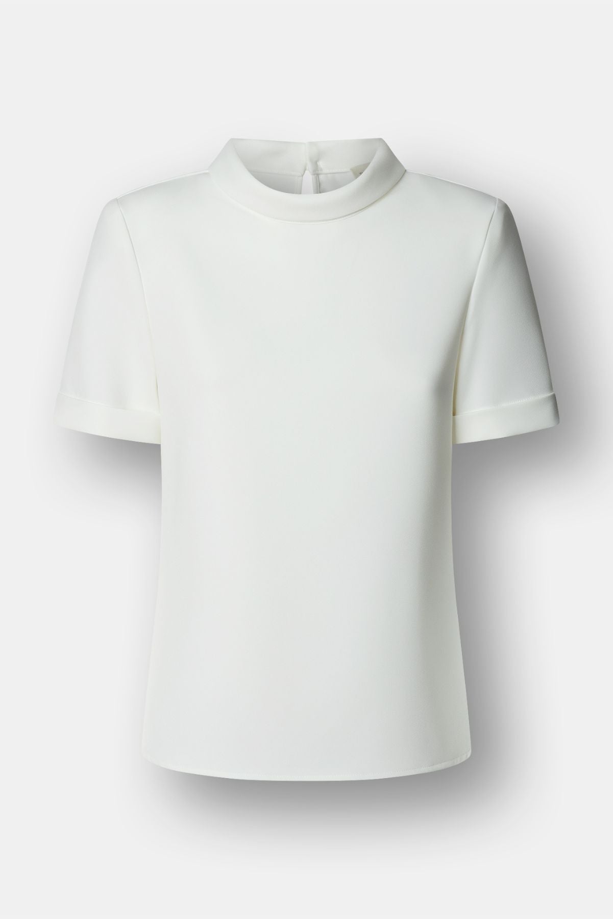 White Perkins Collar Top - Limited Edition - THE EXTREME COLLECTION