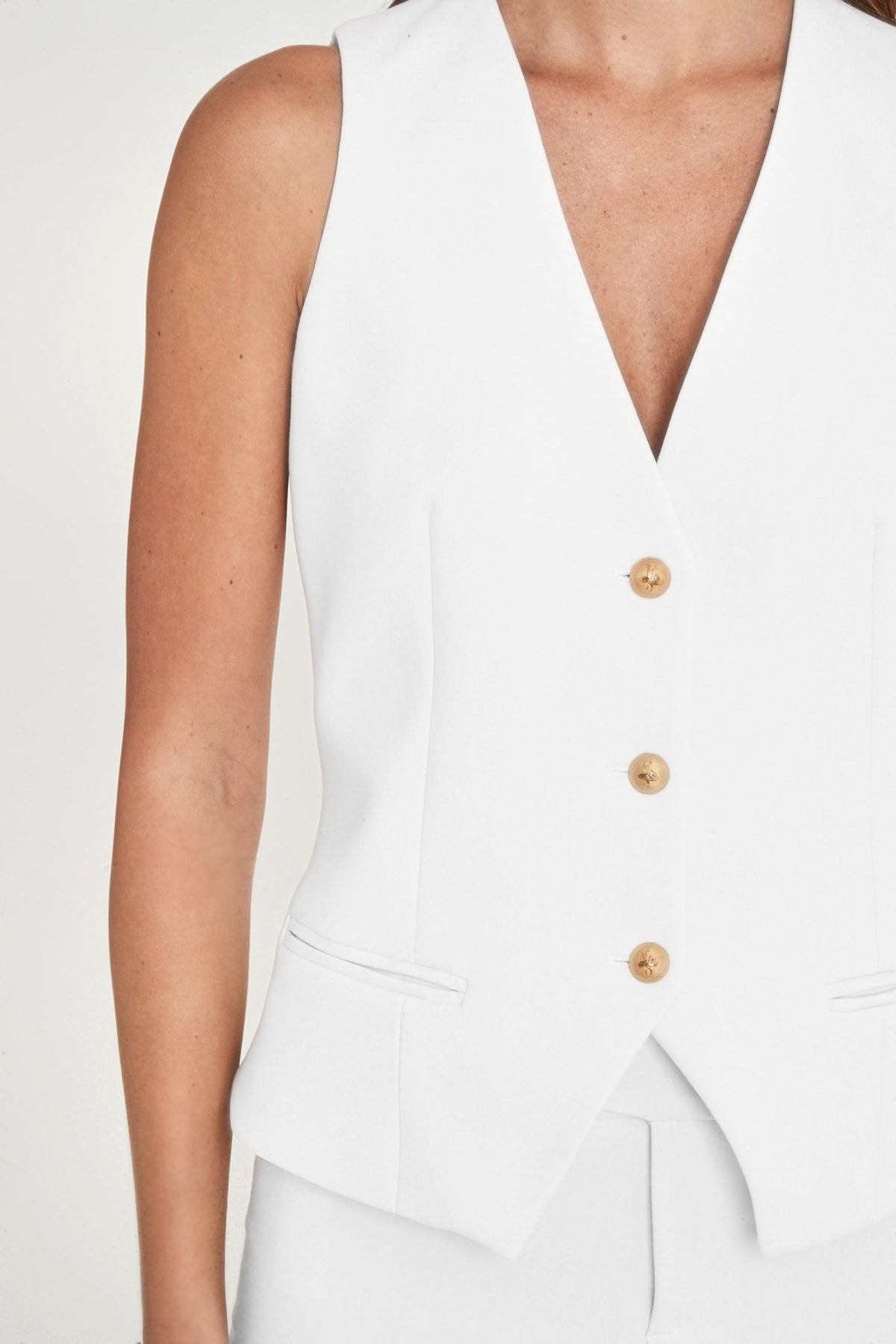 White Tailored Vest Atelier - Limited Edition - THE EXTREME COLLECTION