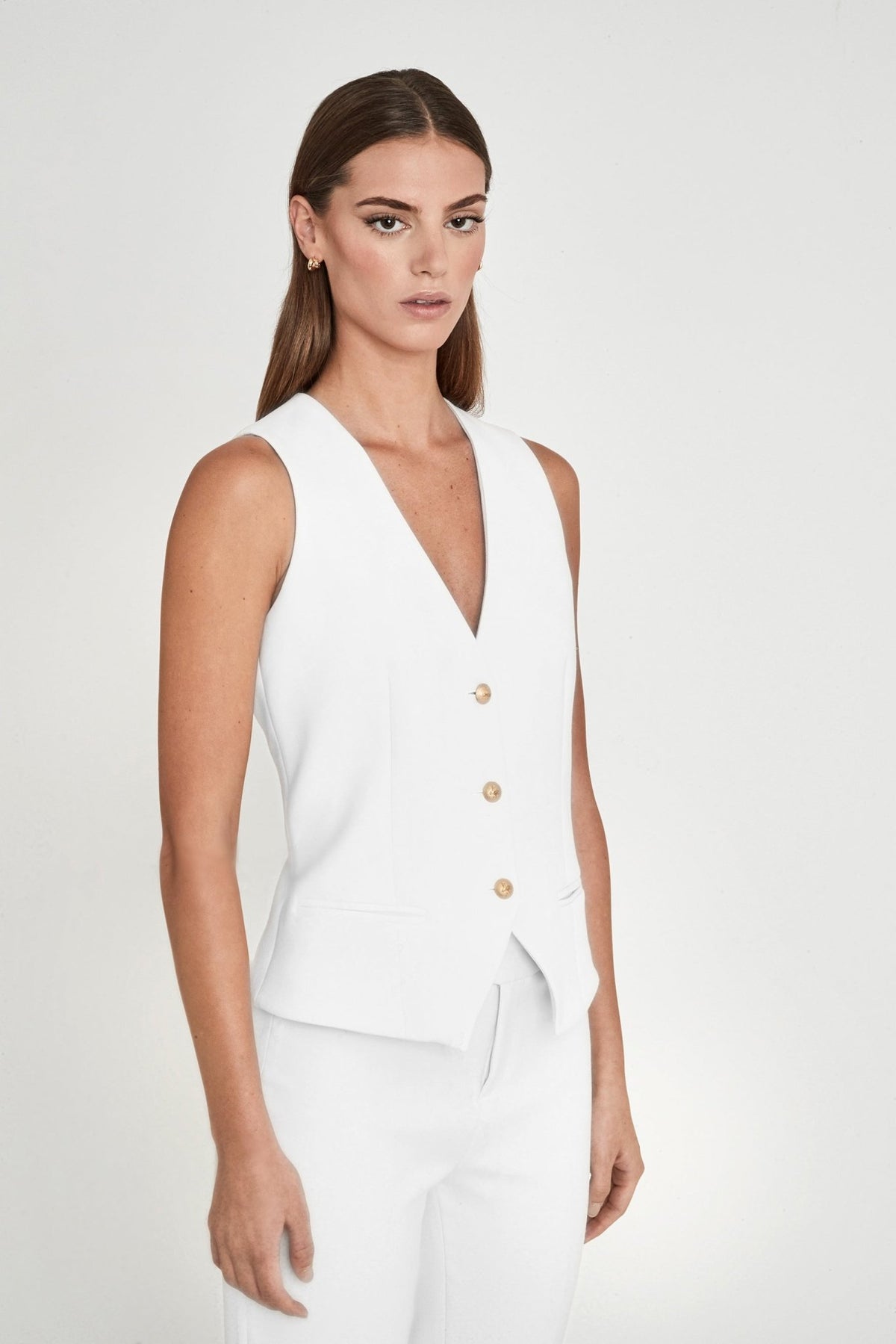 White Tailored Vest Atelier - Limited Edition - THE EXTREME COLLECTION