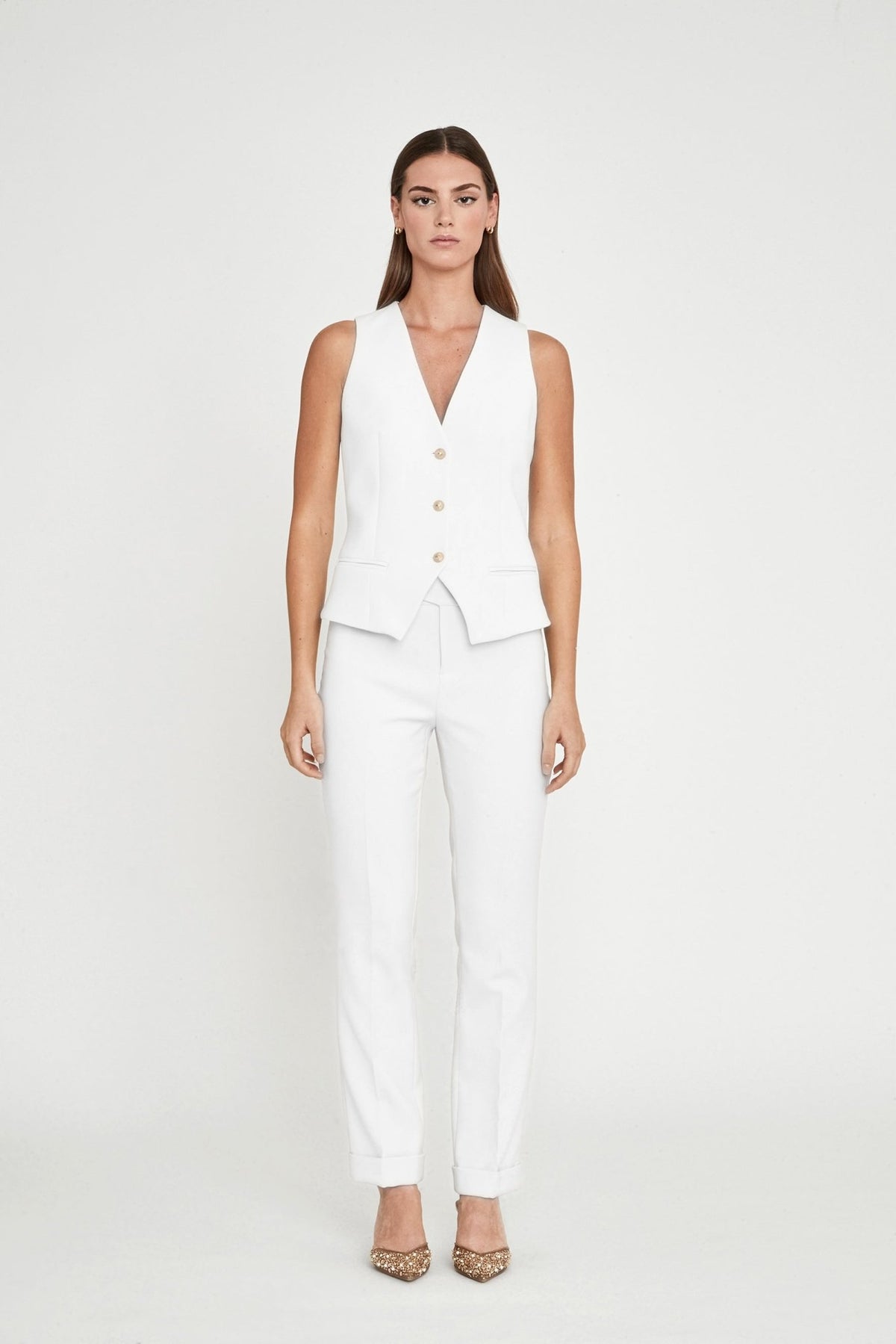 White Tailored Vest Atelier - Limited Edition - THE EXTREME COLLECTION