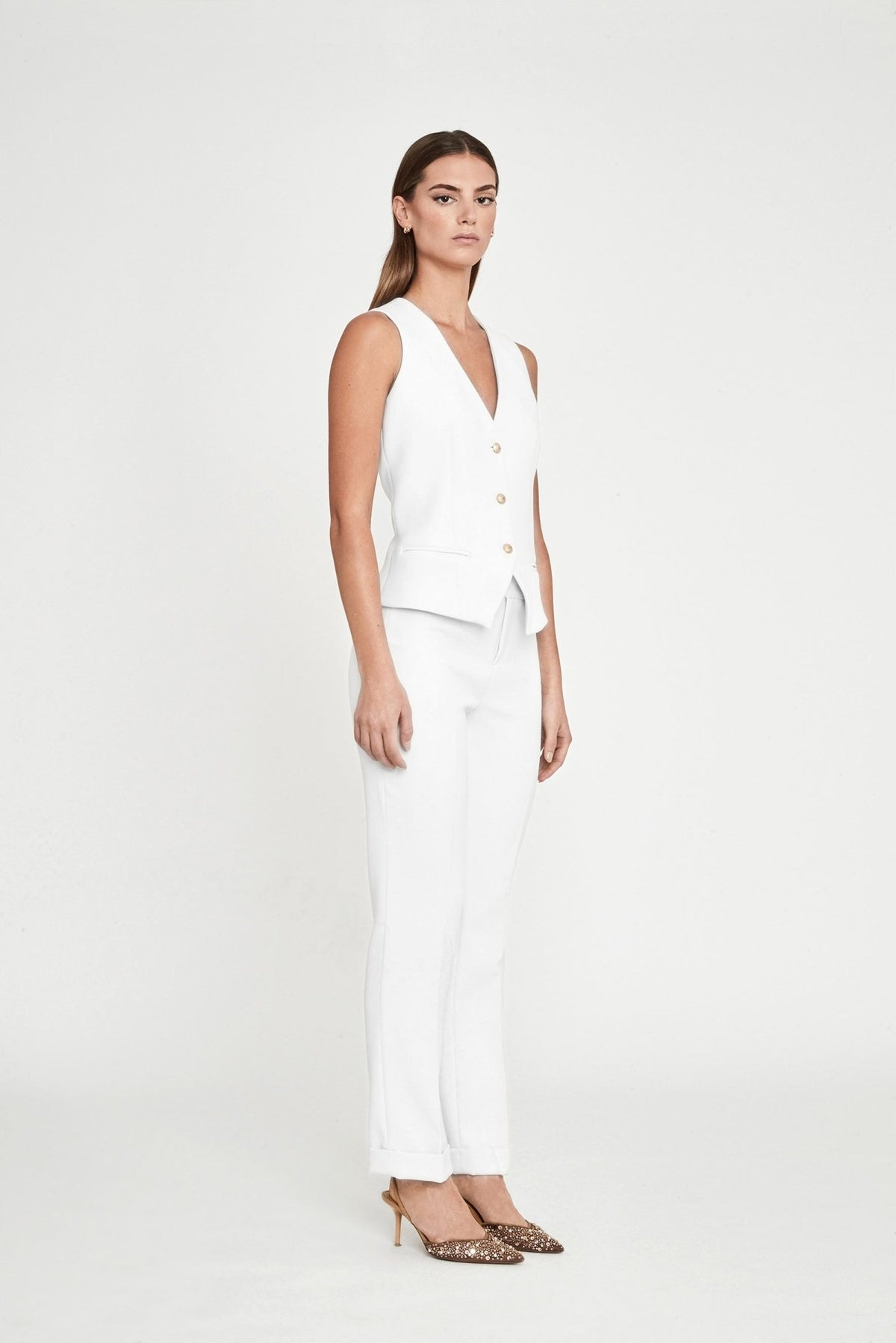 White Tailored Vest Atelier - Limited Edition - THE EXTREME COLLECTION