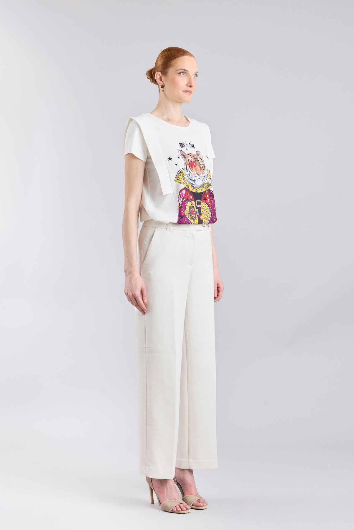 White Tiger Print T-Shirt - Limited Edition - THE EXTREME COLLECTION