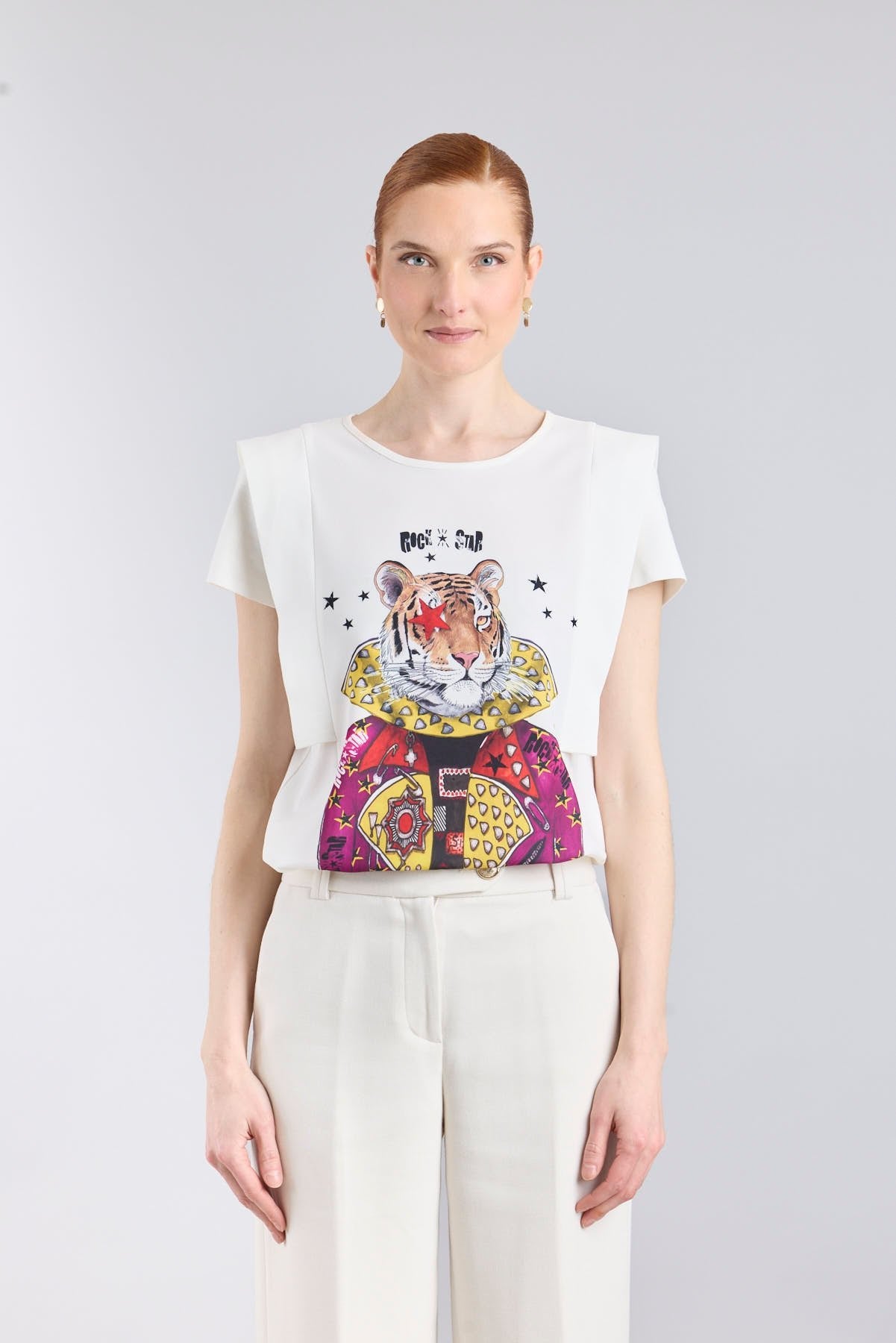White Tiger Print T-Shirt - Limited Edition - THE EXTREME COLLECTION