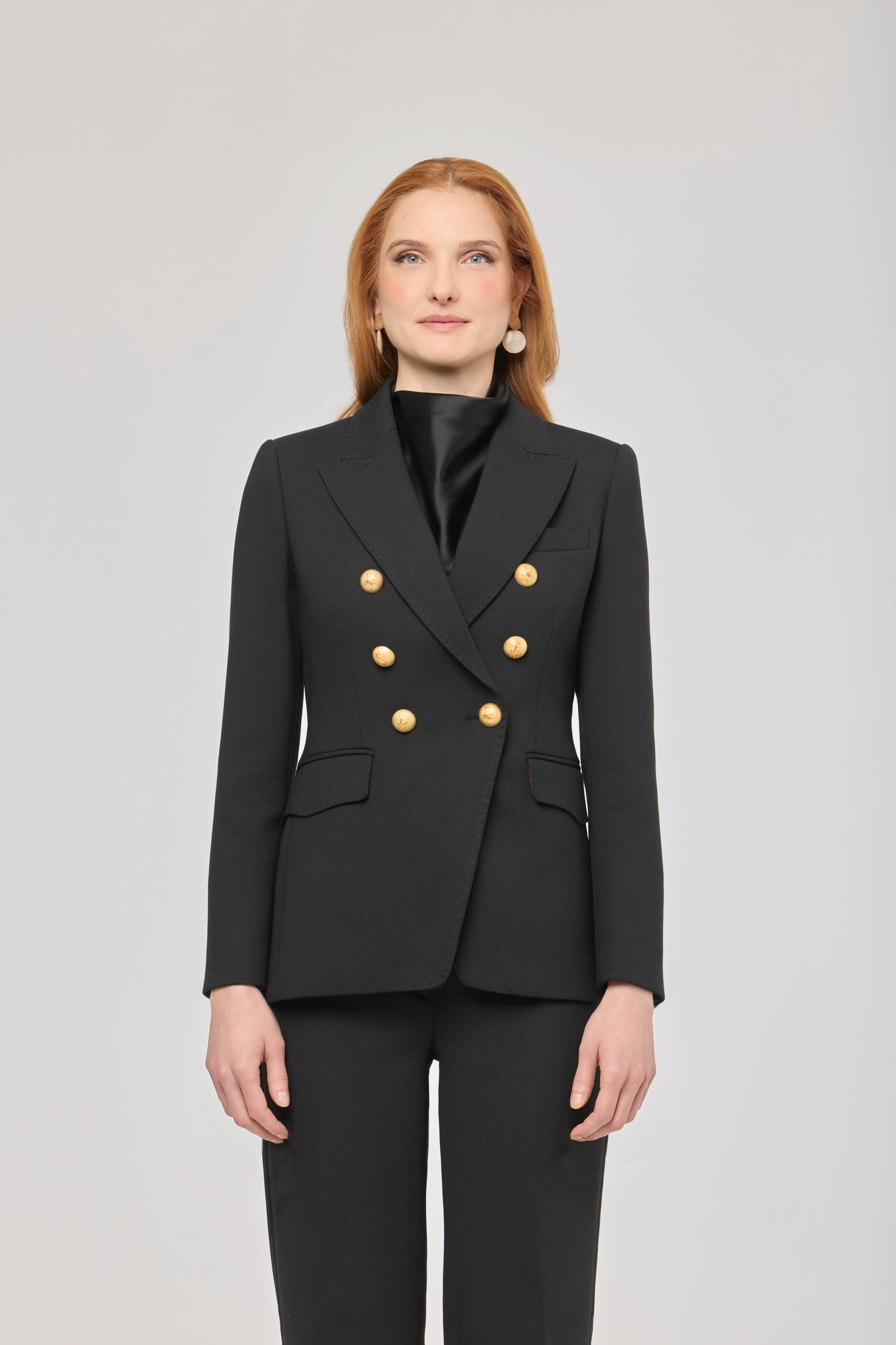 Garcia Vintage 02 Black Double-Breasted Blazer - Limited Edition
