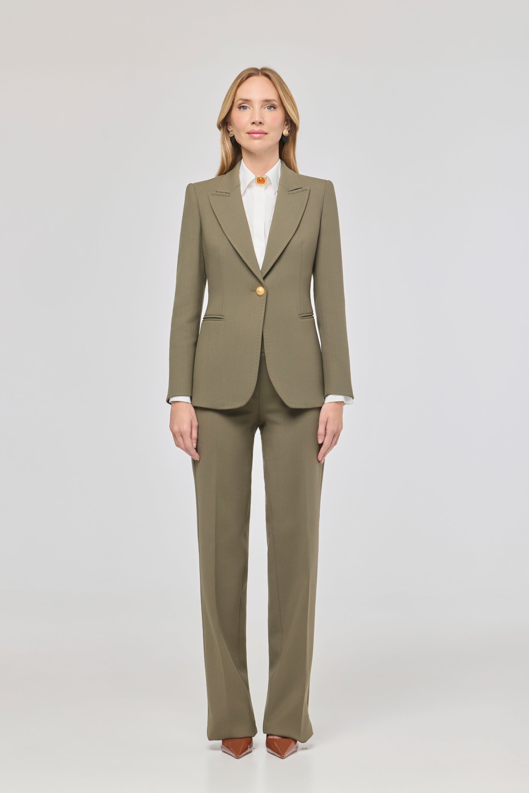 Garcia Vintage 01 Green Tailored Blazer - Limited Edition