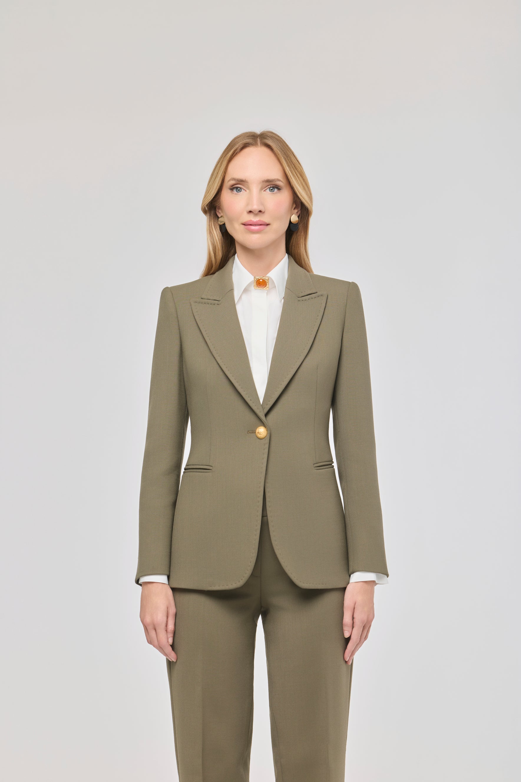 Garcia Vintage 01 Green Tailored Blazer - Limited Edition
