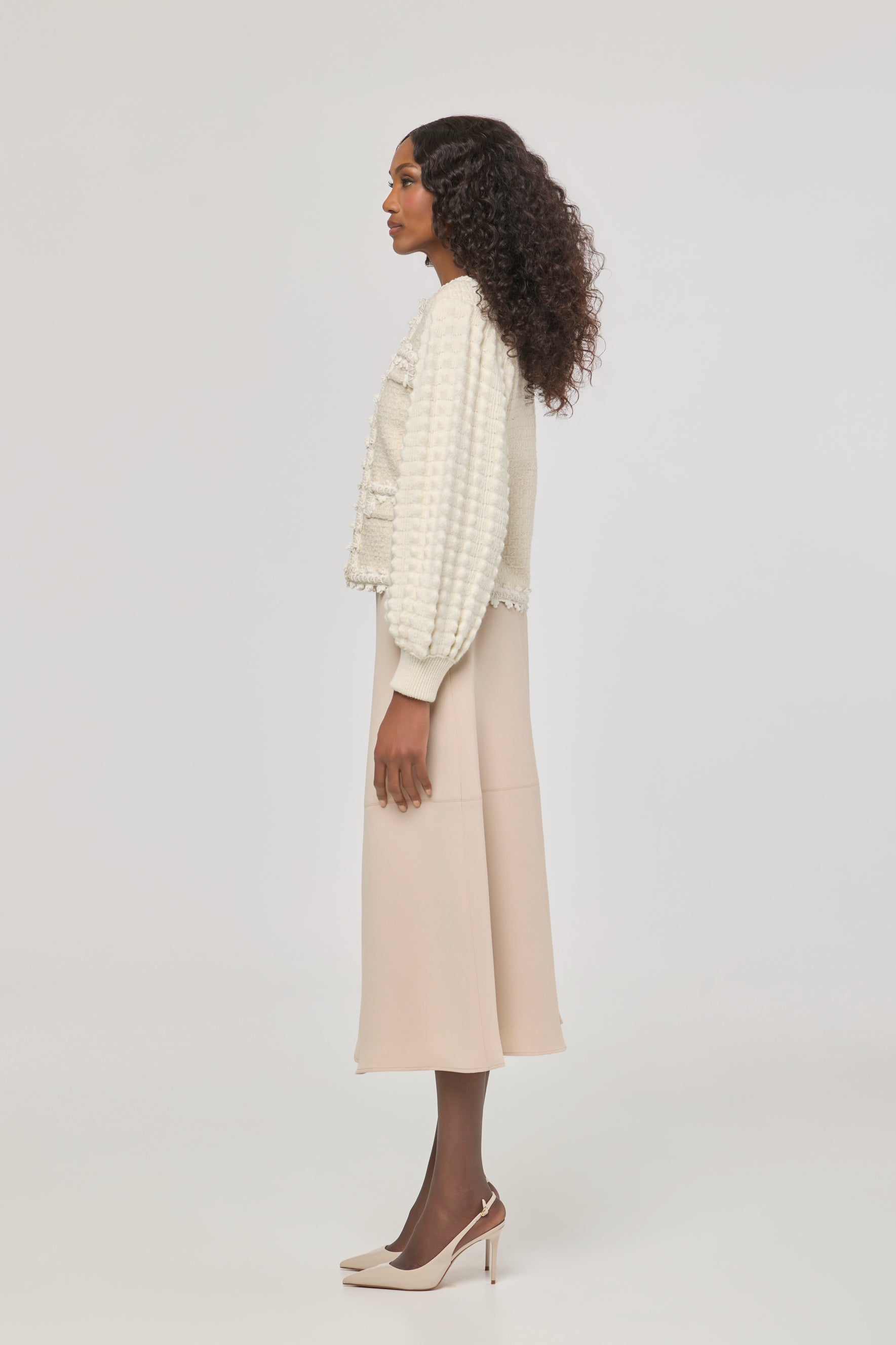 Kingston Structured Tweed-Style Cardigan - Limited Edition