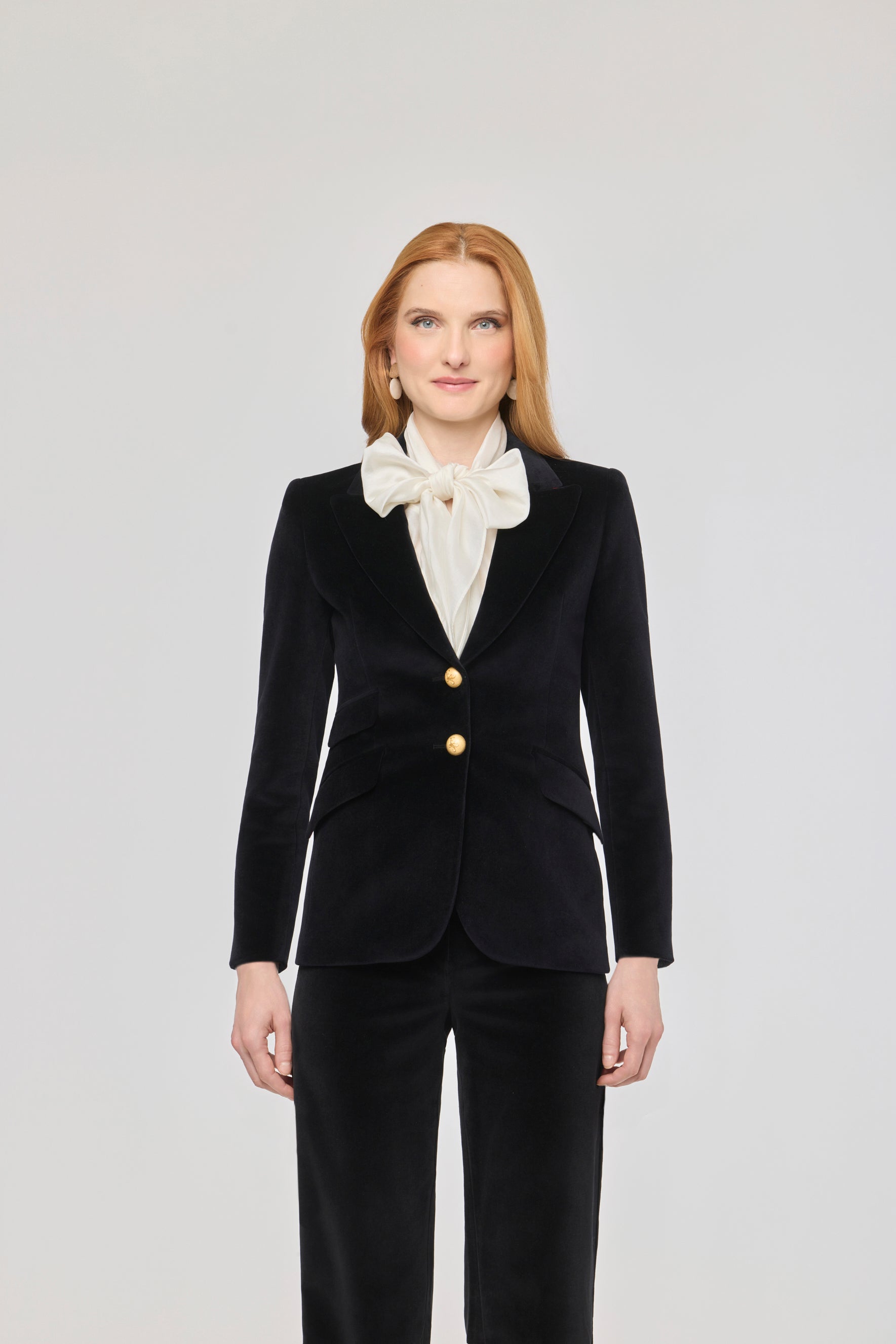 Oliva Black Velvet Blazer - Limited Edition