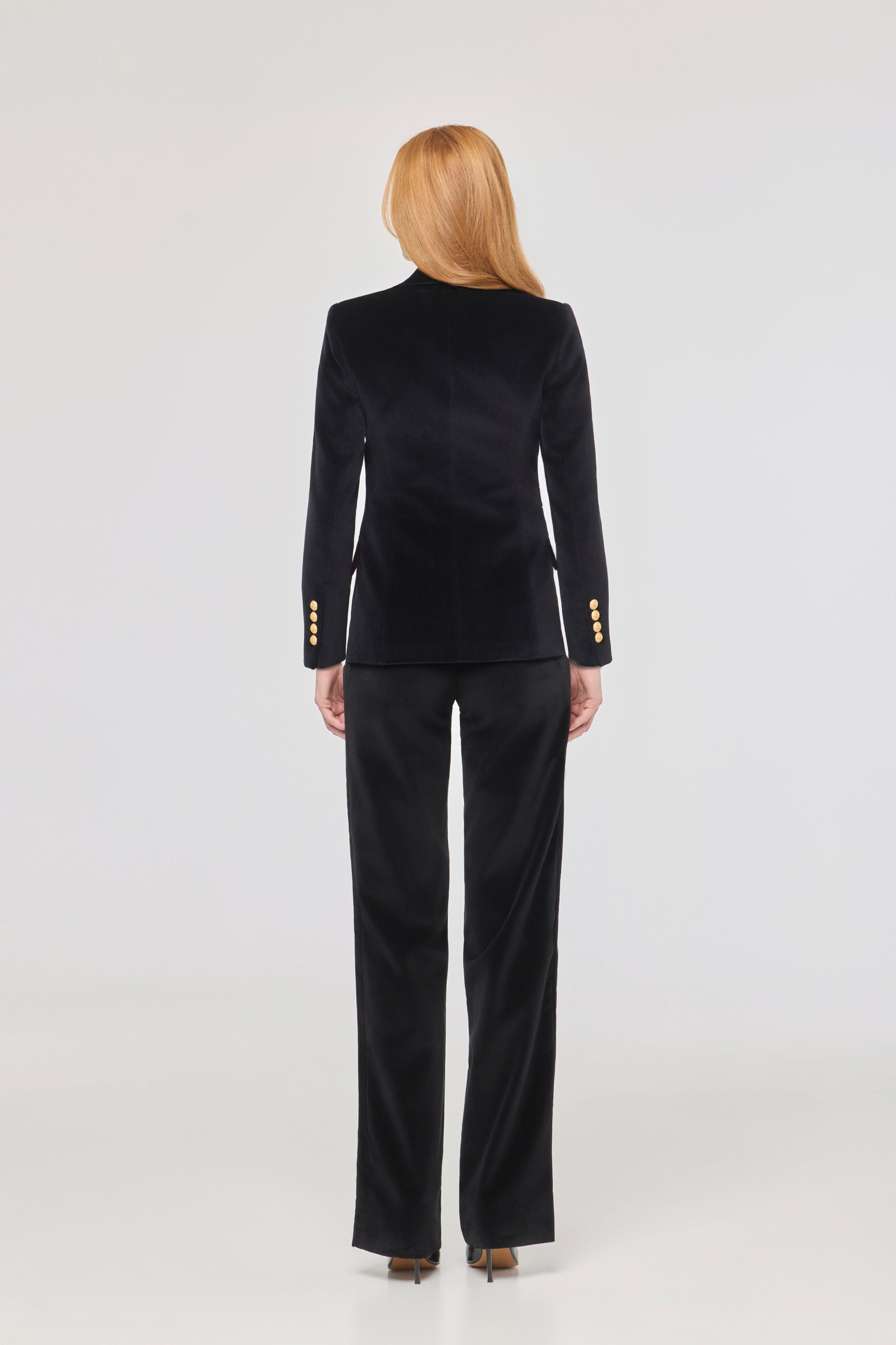 Oliva Black Velvet Blazer - Limited Edition