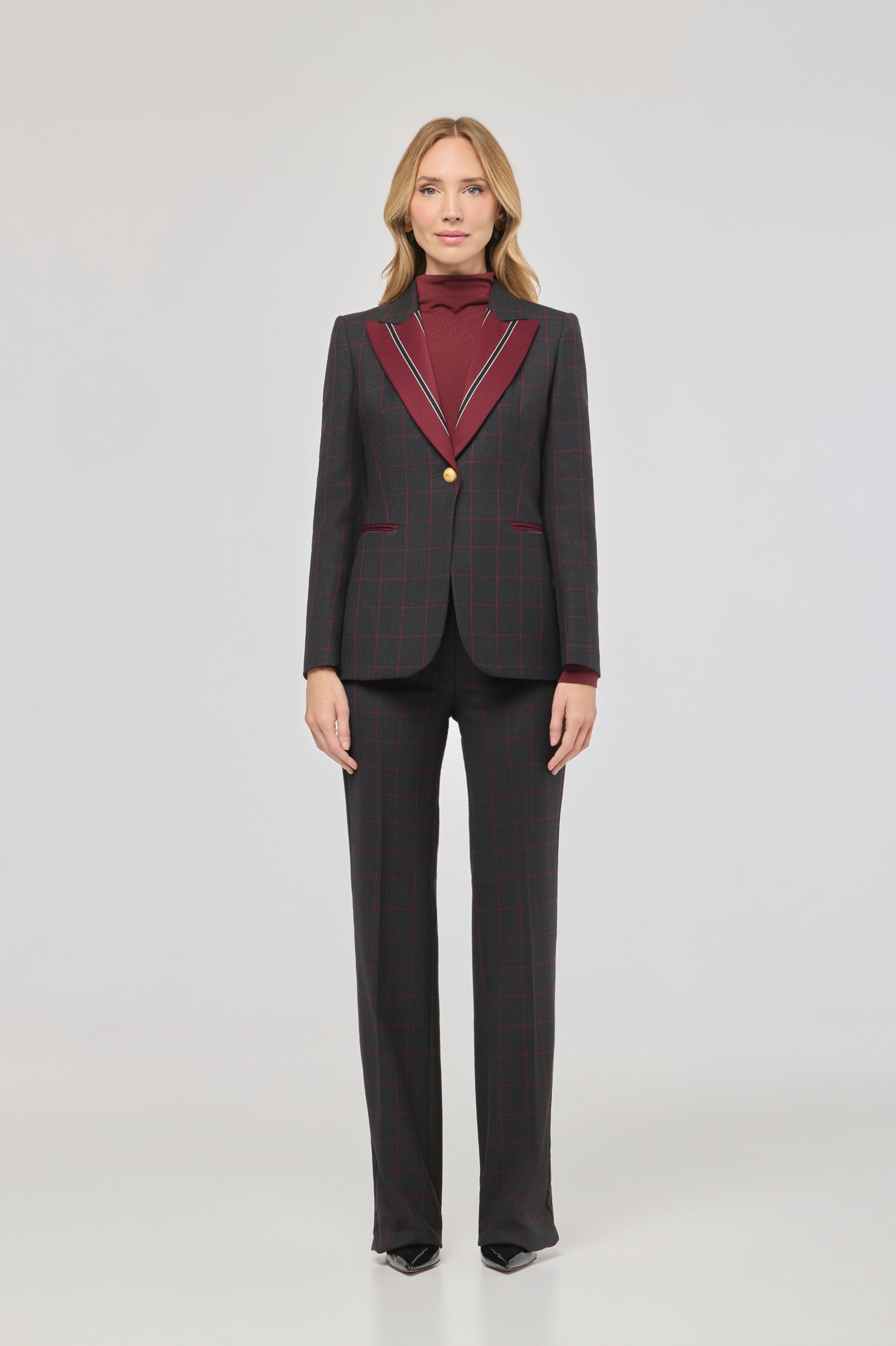Rowan Wool Blazer with Contrast Lapel - Limited Edition