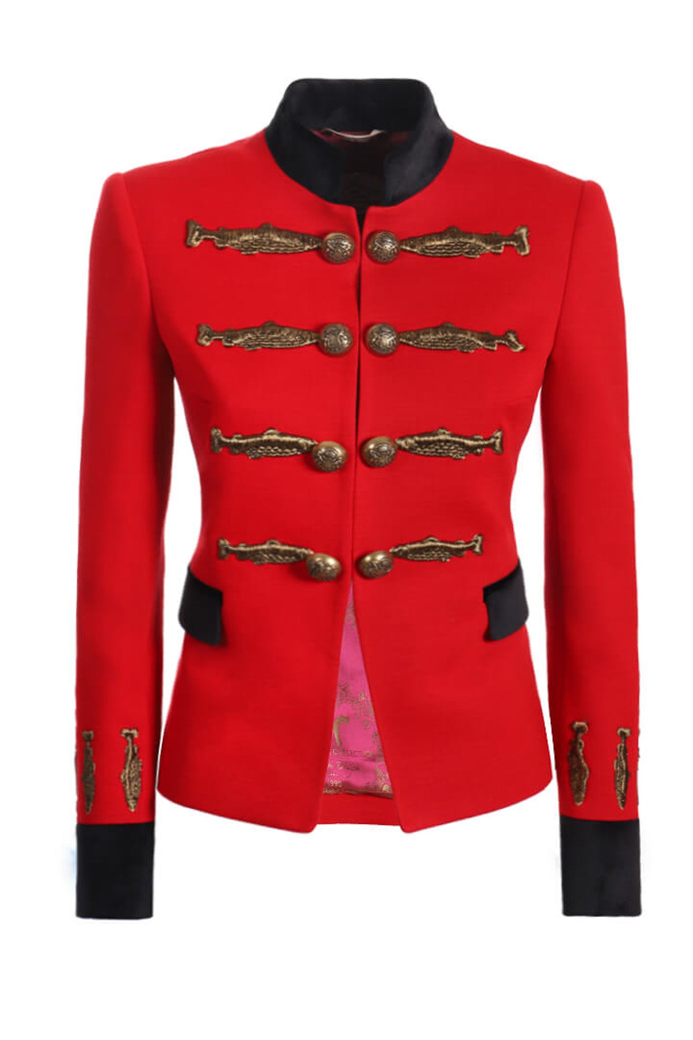 BLAZER MILITAR ROJO NUVOLA