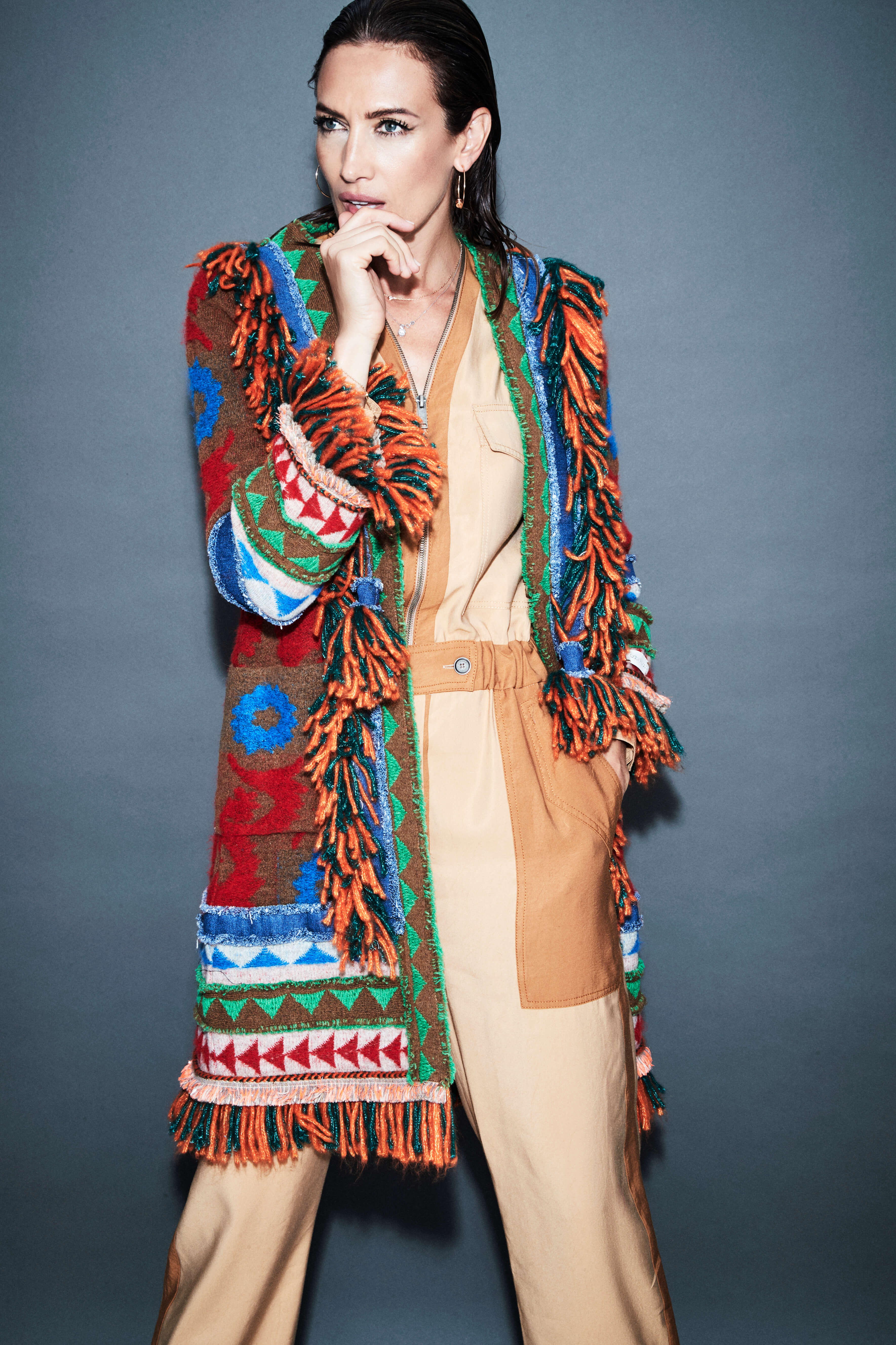 FIORELLE LONG KNIT JACKET