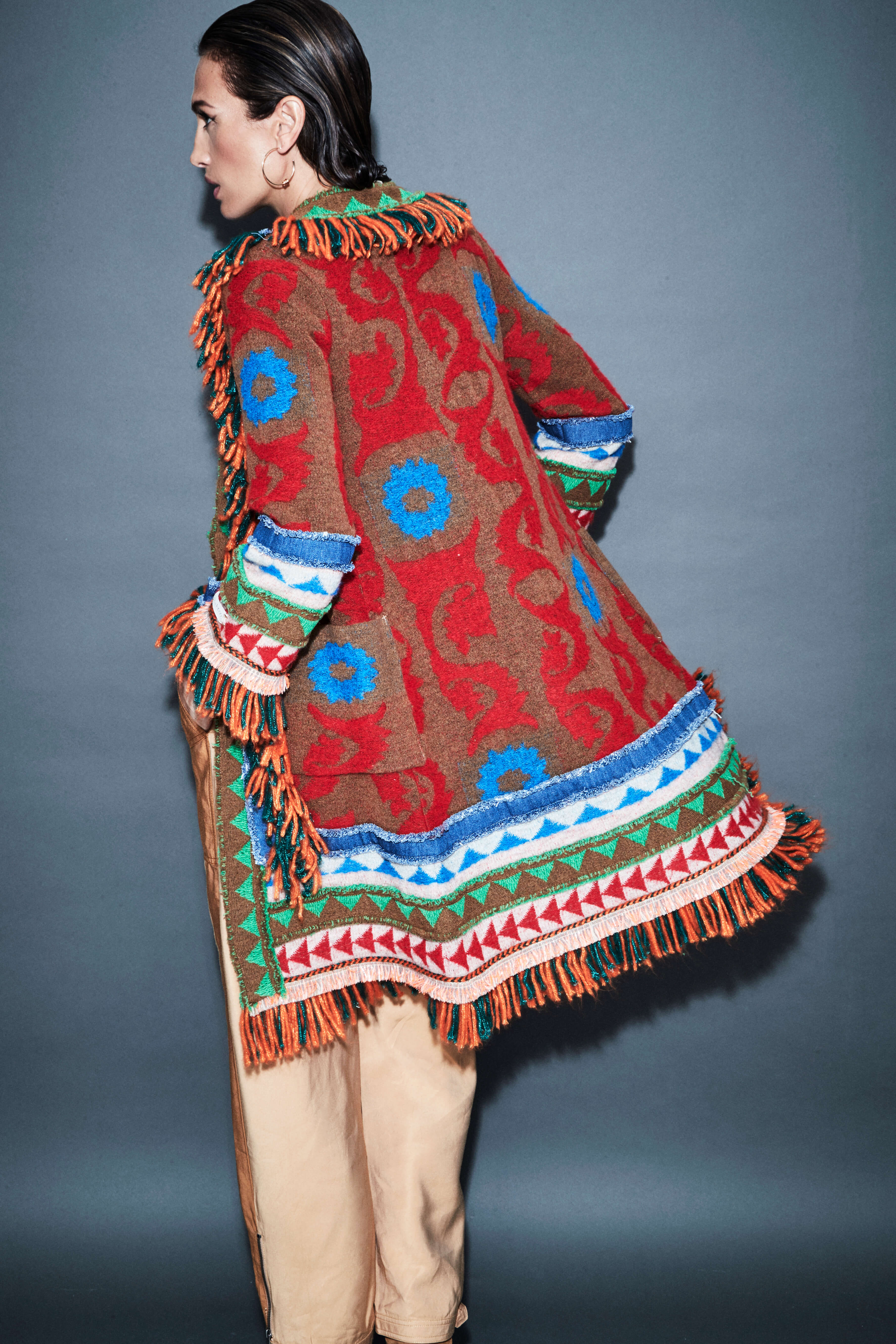 FIORELLE LONG KNIT JACKET