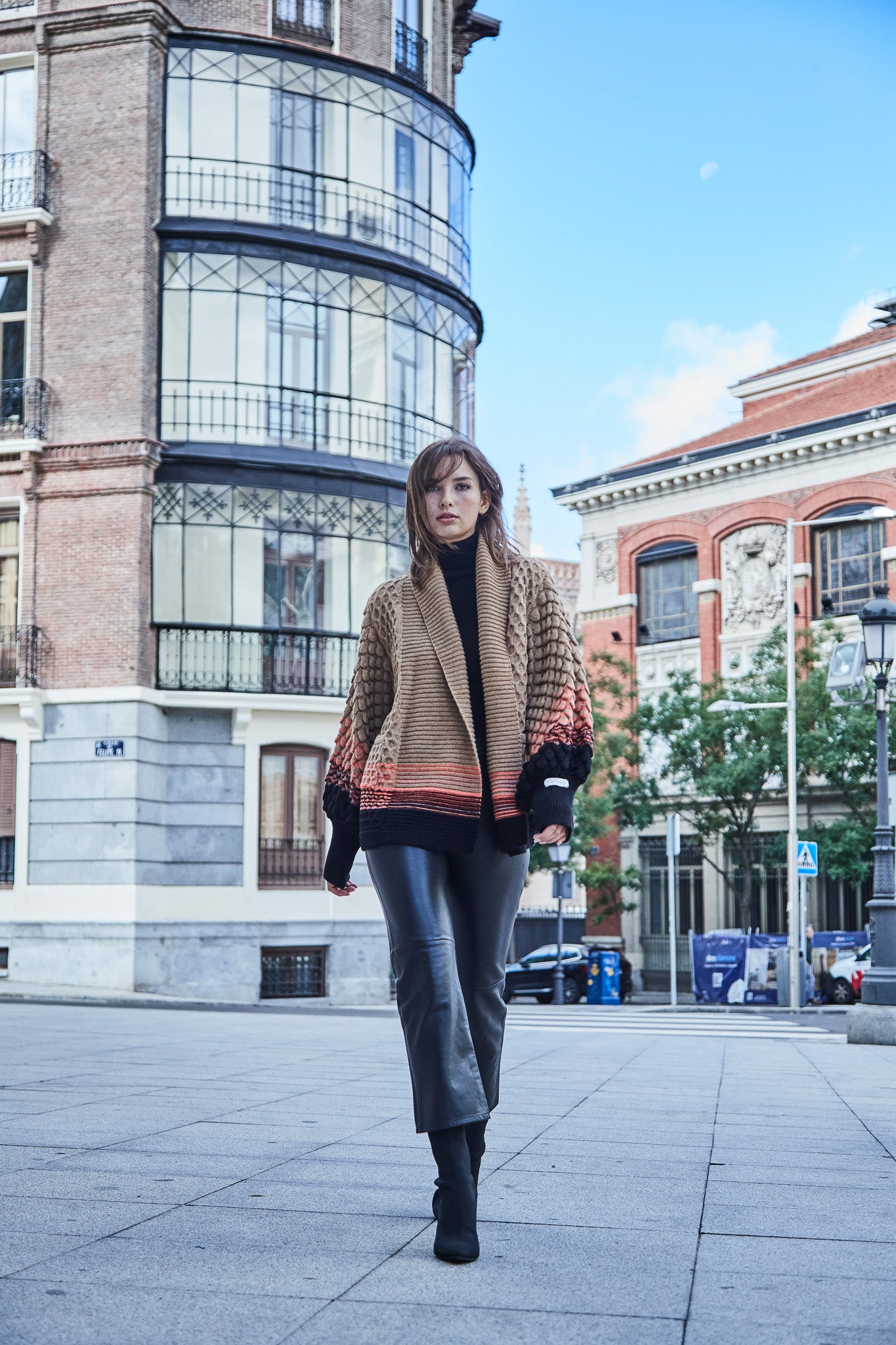 SIMONETTA CAMEL ALPACA AND MERINO JACKET