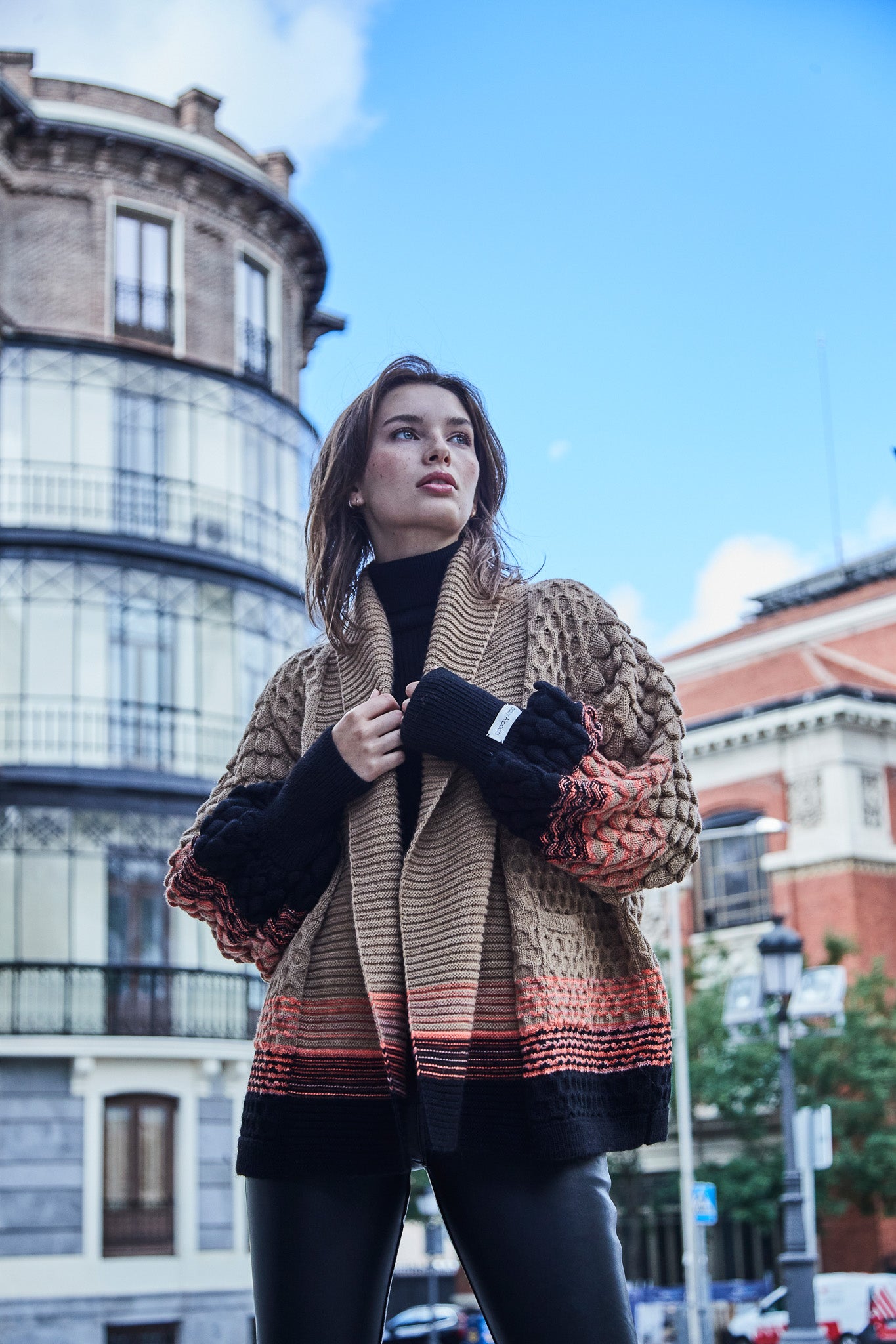 SIMONETTA CAMEL ALPACA AND MERINO JACKET