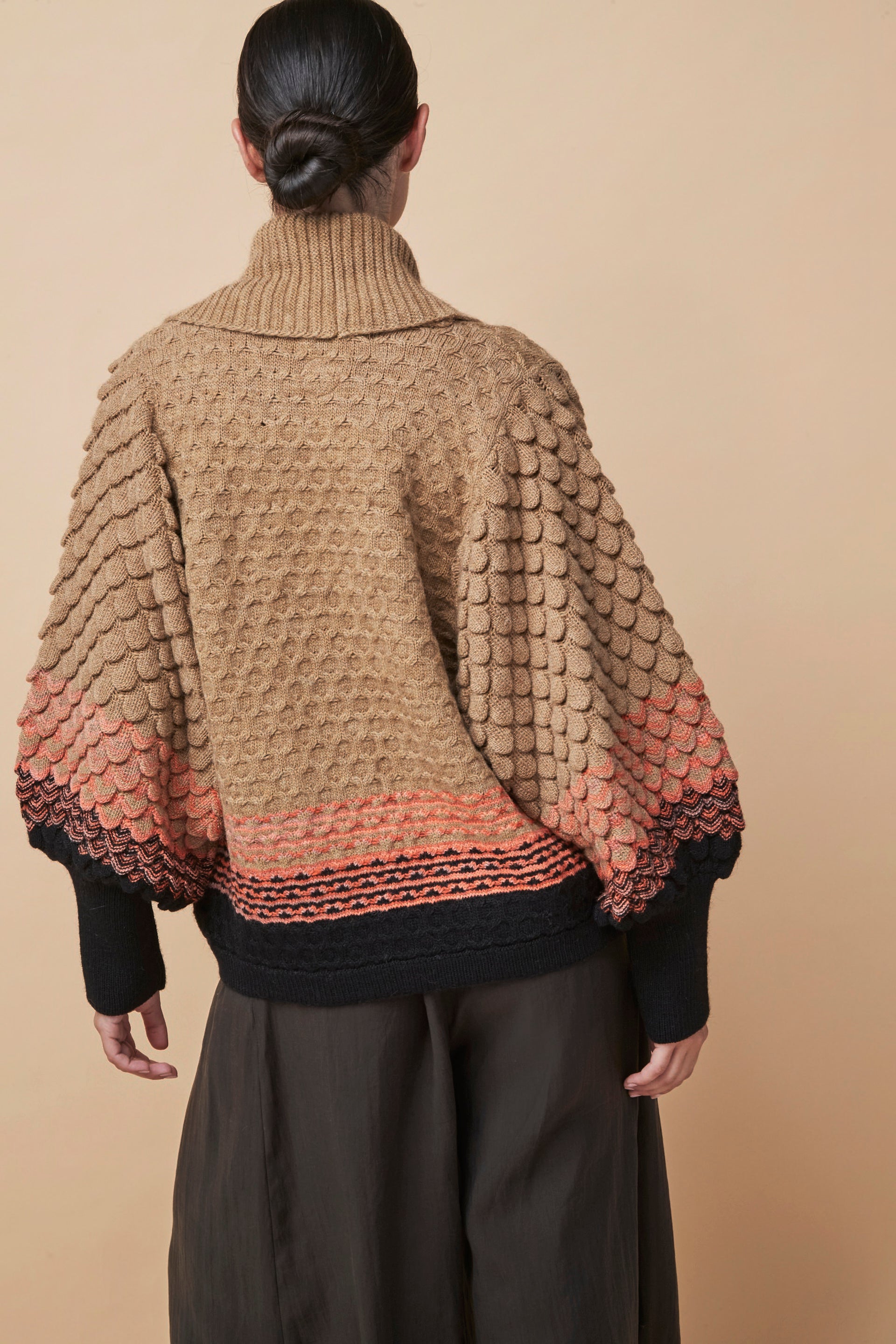 SIMONETTA CAMEL ALPACA AND MERINO JACKET