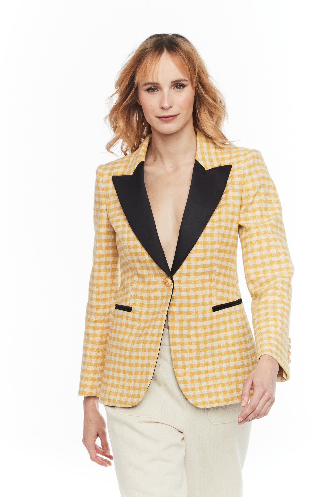 FIONA VICHY CHECK BLAZER
