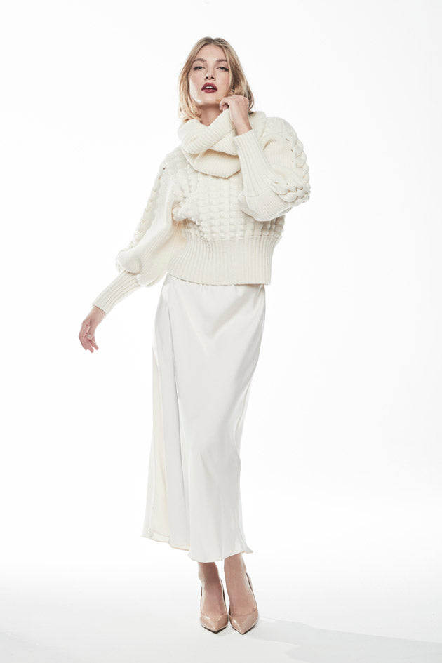 CAPUCINE CABLE KNIT SWEATER