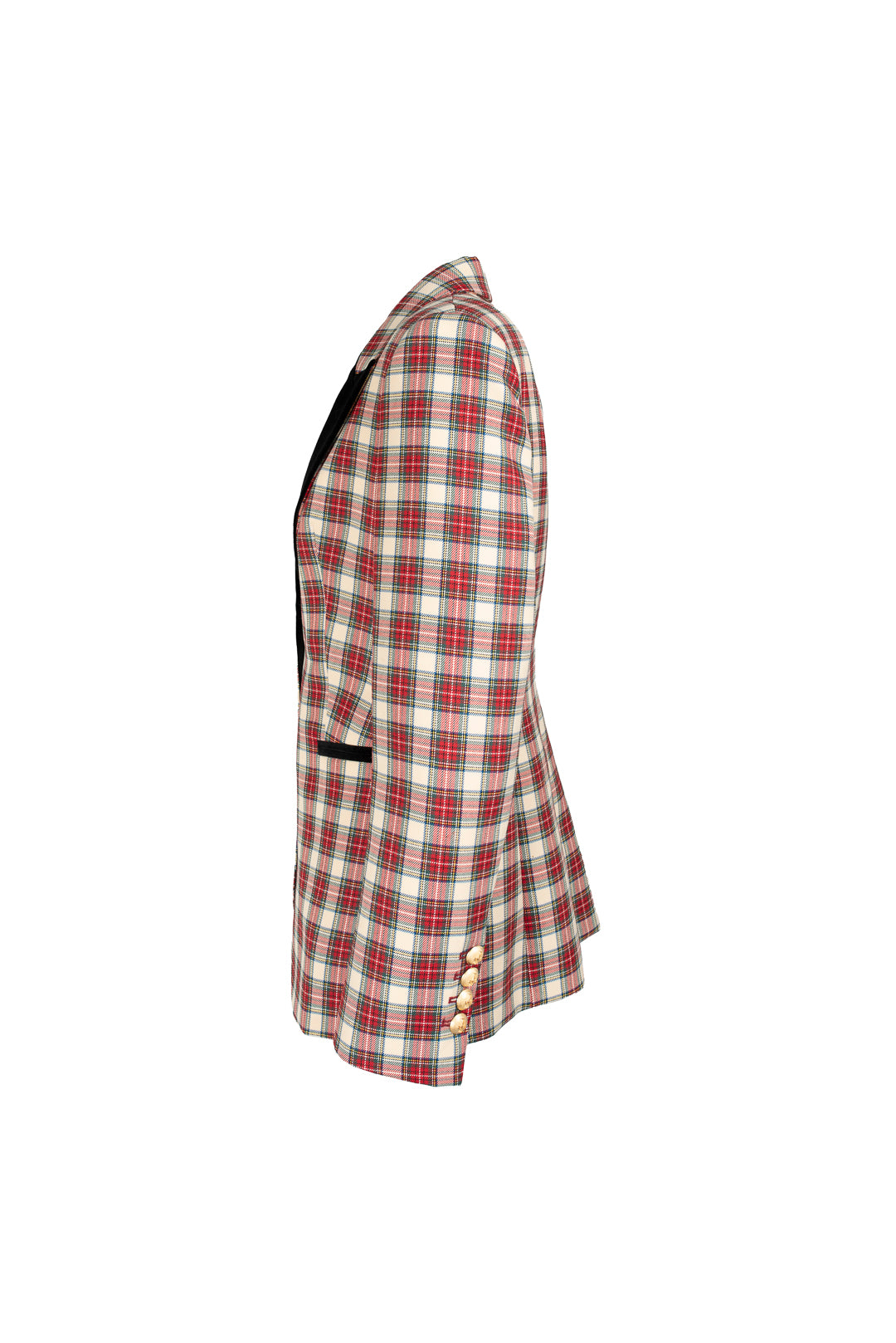 ALCOTT CHECKED TUXEDO BLAZER