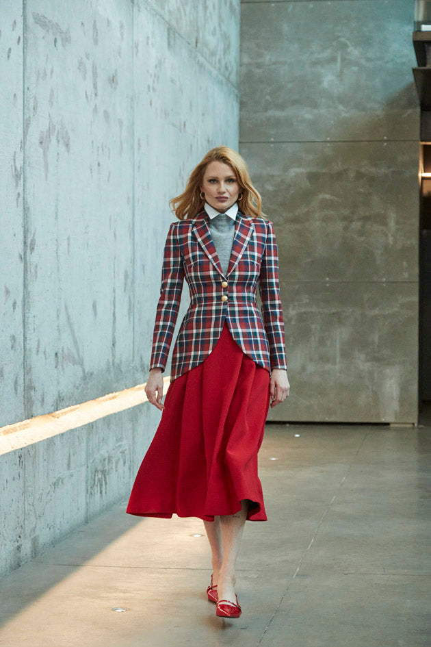 BLAZER TUXEDO TARTAN CHECK PEYTON