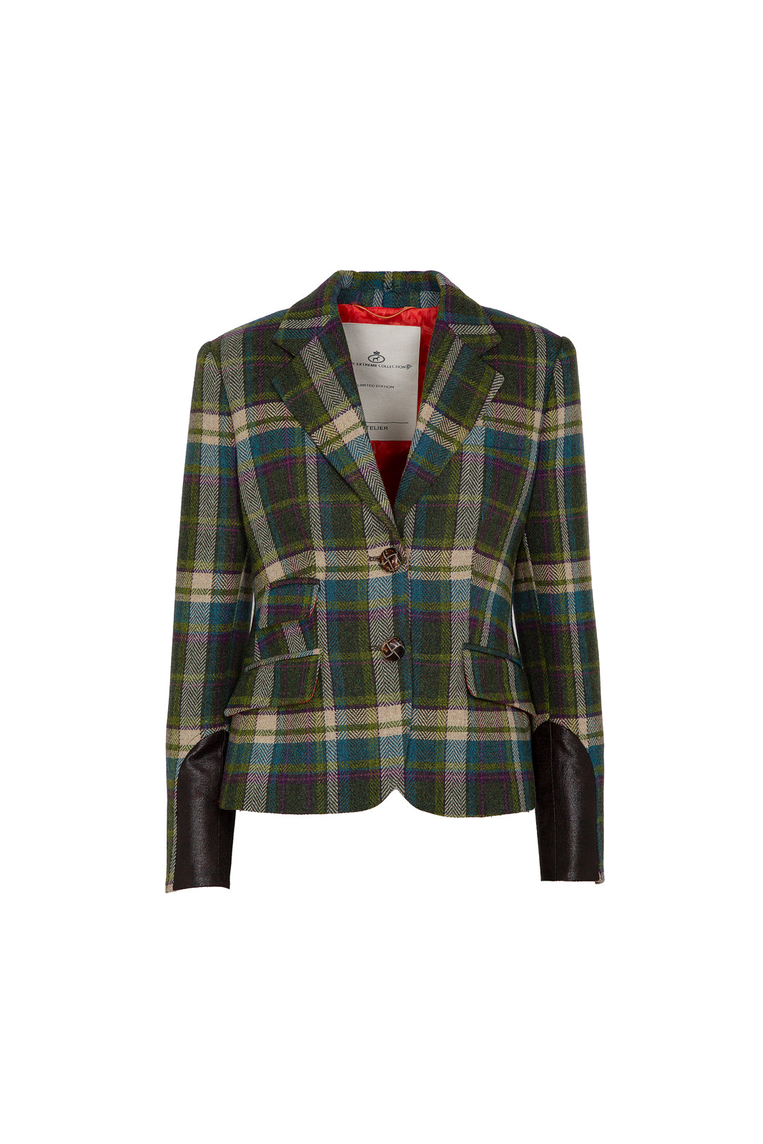 VERMONT GREEN CHECKED BLAZER