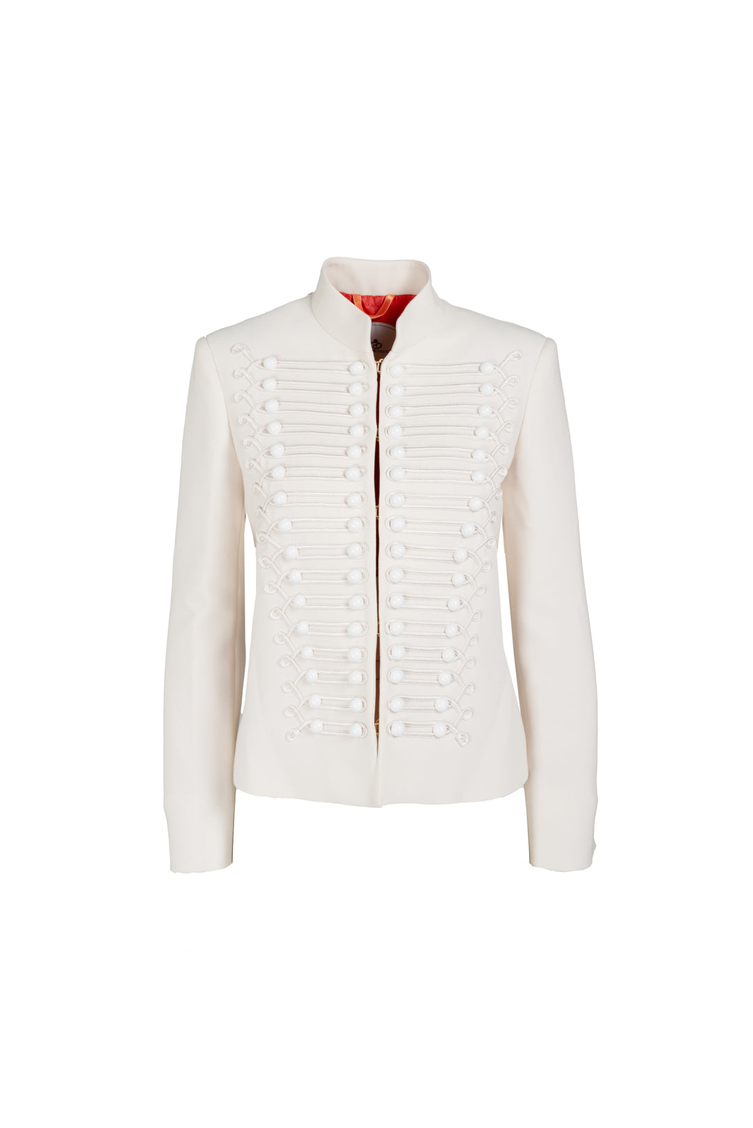 GAUTIER CREAM SOUTACHE BLAZER