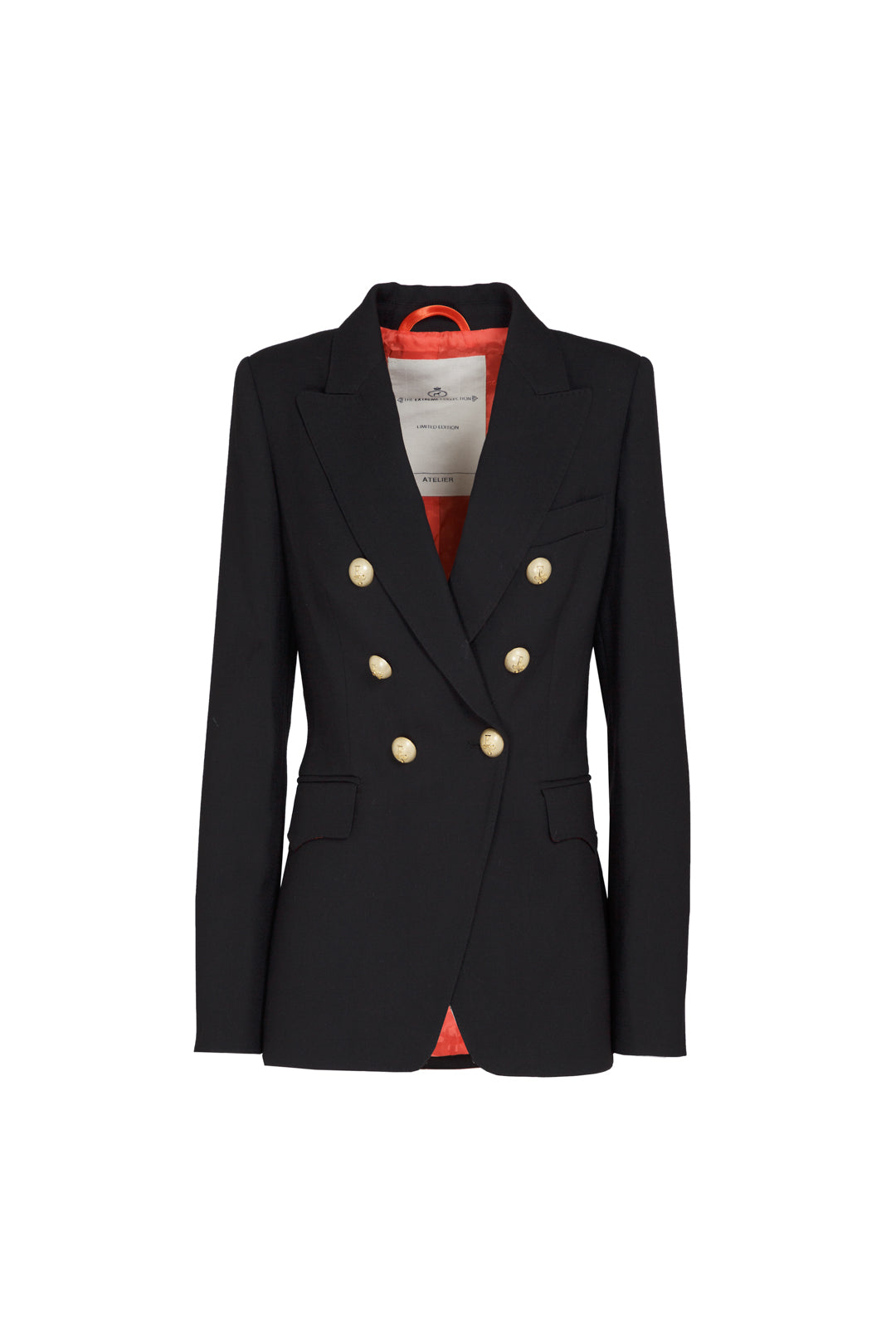 CHLOE BLACK DOUBLE-BACK BLAZER