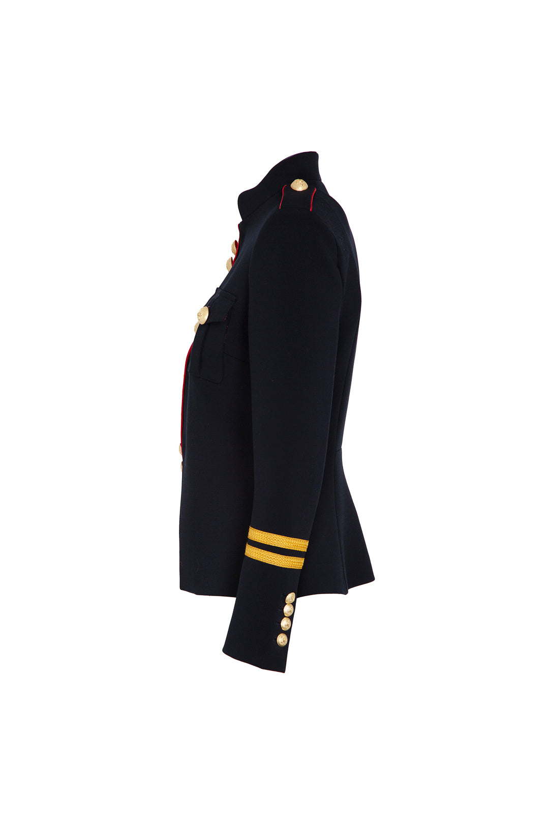 CLAUDIA LONDON NAVY MILITARY BLAZER