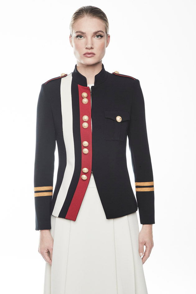 BLAZER MILITAR MARINO CLAUDIA LONDON