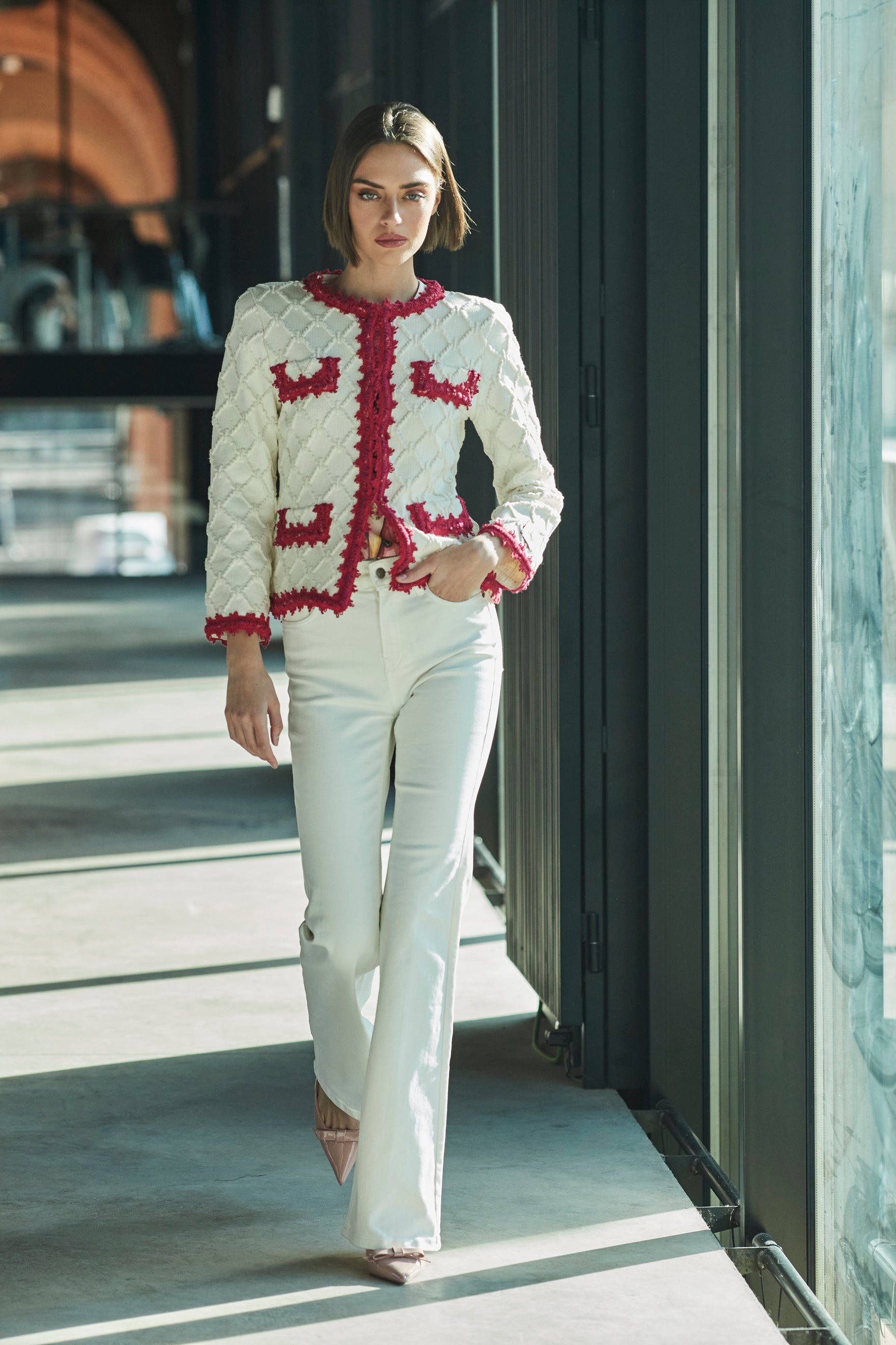 CHAQUETA PUNTO CRUDA CROIX