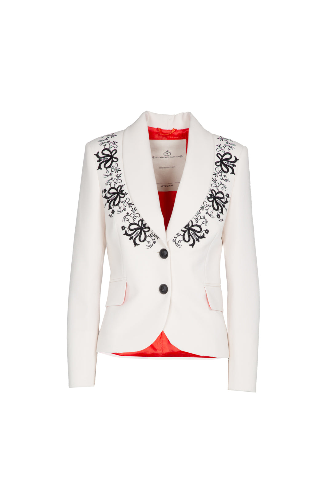 BLAZER BORDADA BLANCA OLIVIA