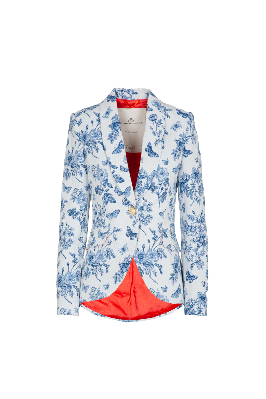 BLAZER ESTAMPADA AZUL MARCELLA