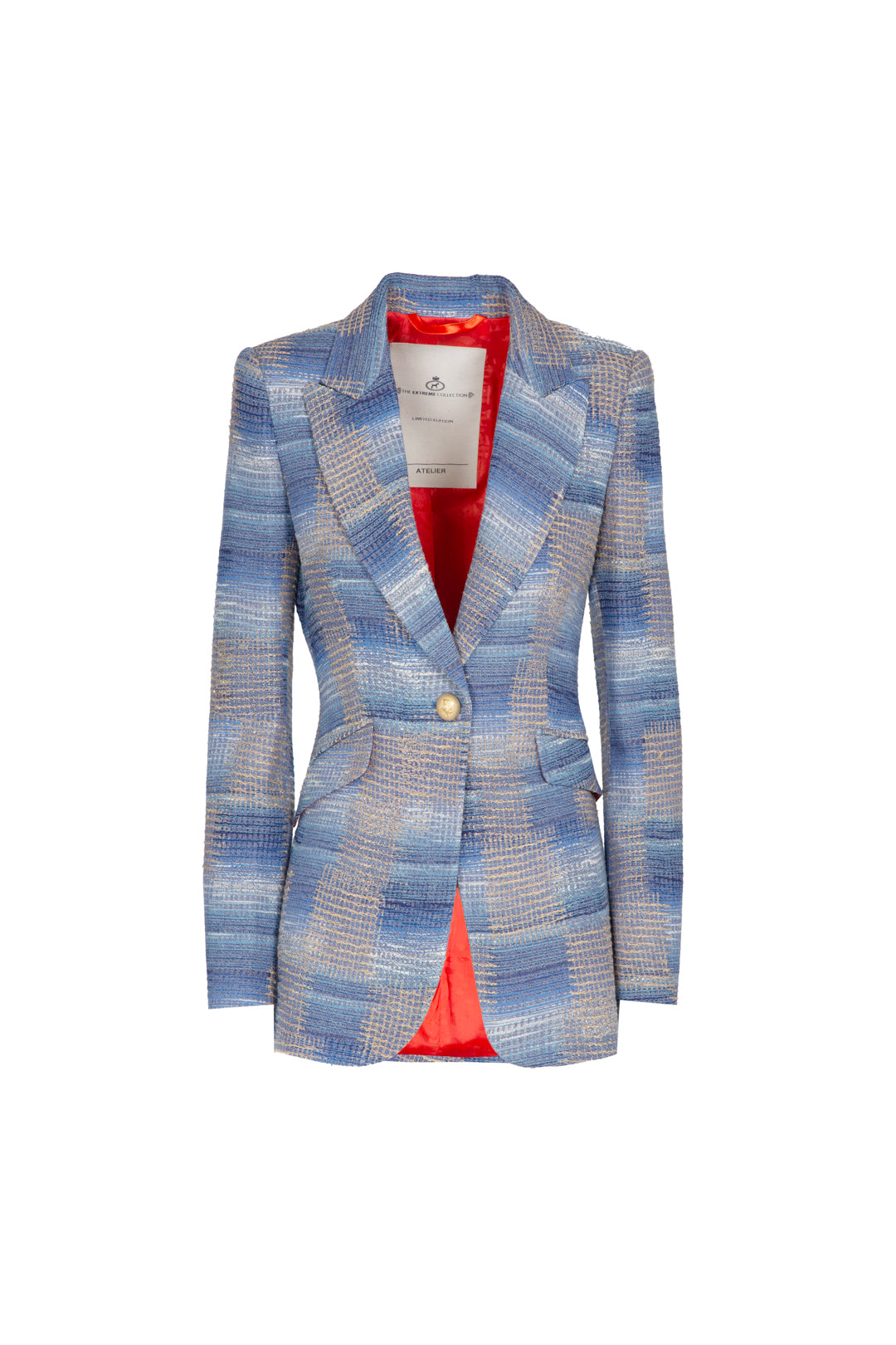 RENZO MULTICOLOR PLAID BLAZER