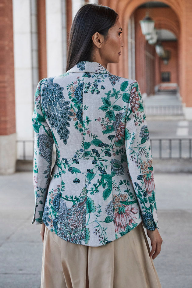 ALLEGRA FLORAL BLAZER