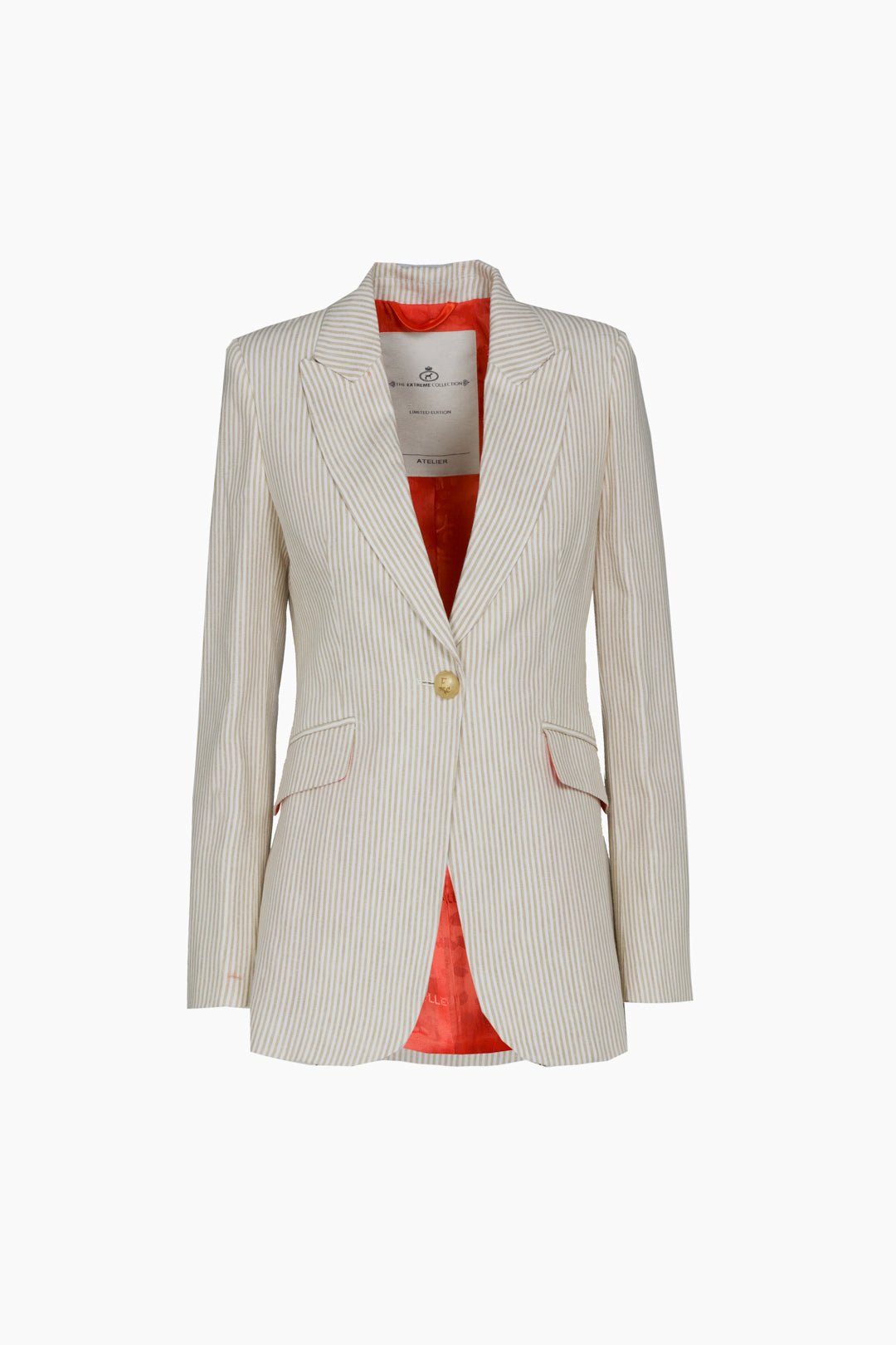BLAZER RAYAS SASTRE BEIGE OLYMPIA