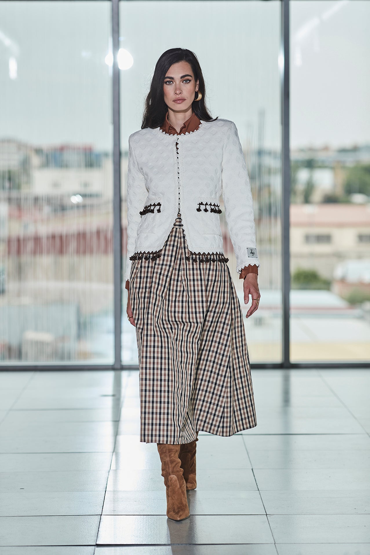MUSETTA SHORT OFF-WHITE JACKET