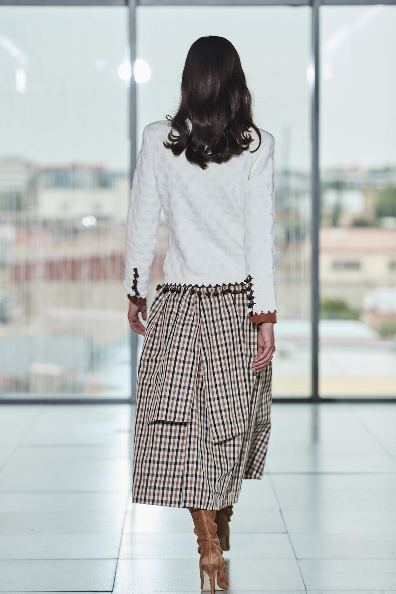 MUSETTA SHORT OFF-WHITE JACKET