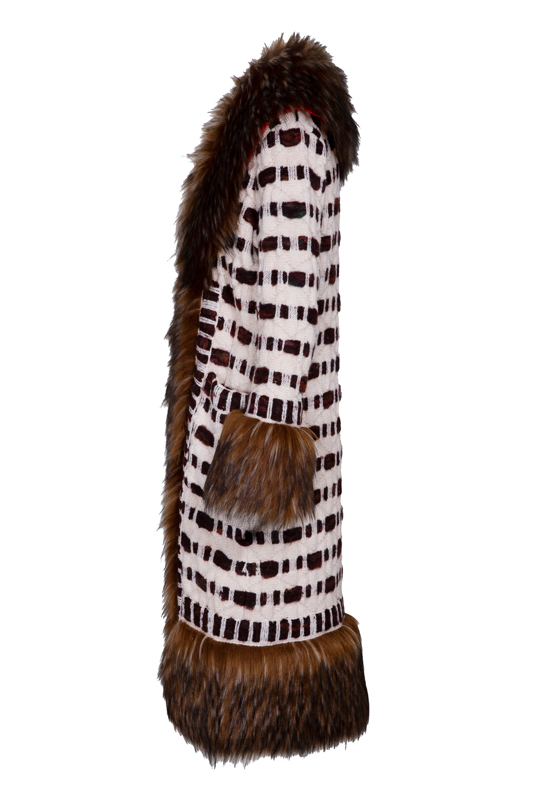 CLAIRE LONG OFF-WHITE ALPACA COAT
