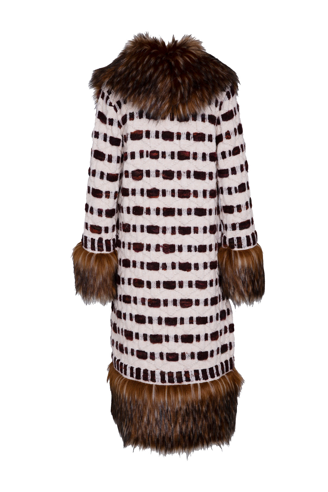 CLAIRE LONG OFF-WHITE ALPACA COAT