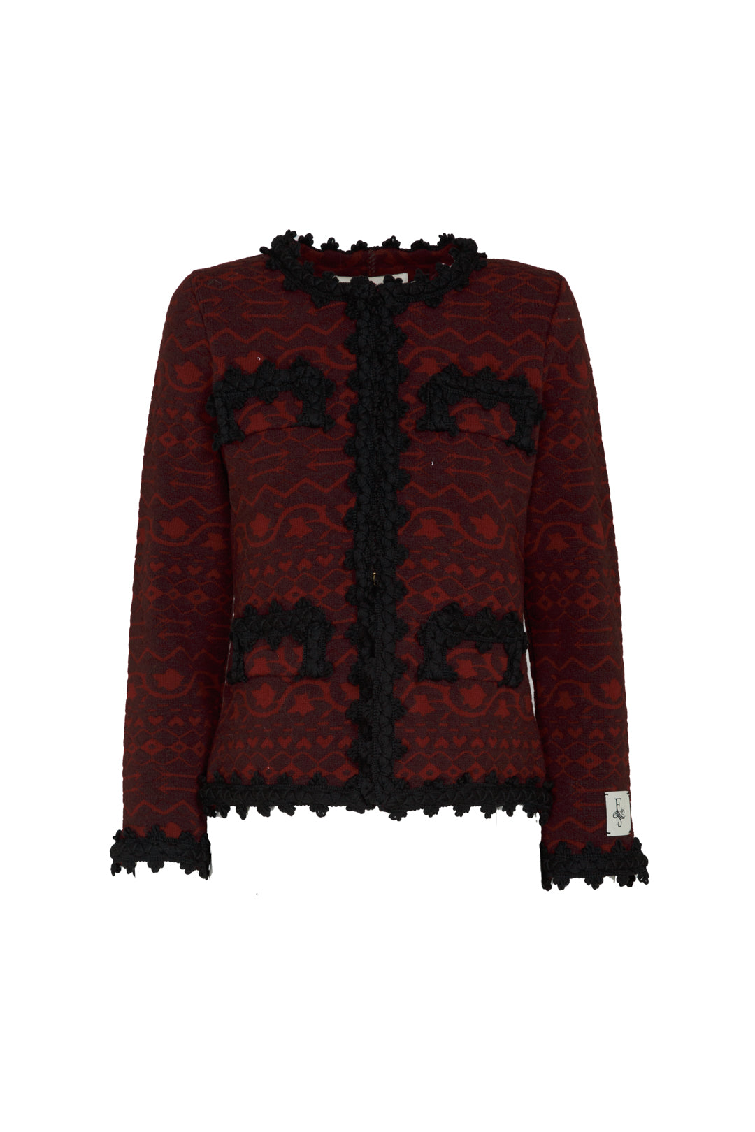 SOLANGE SHORT GRANATE JACKET