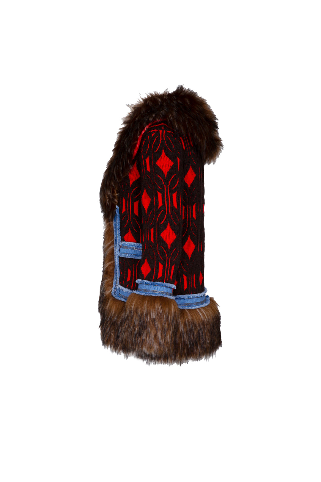 ARMAND SHORT BROWN ALPACA COAT