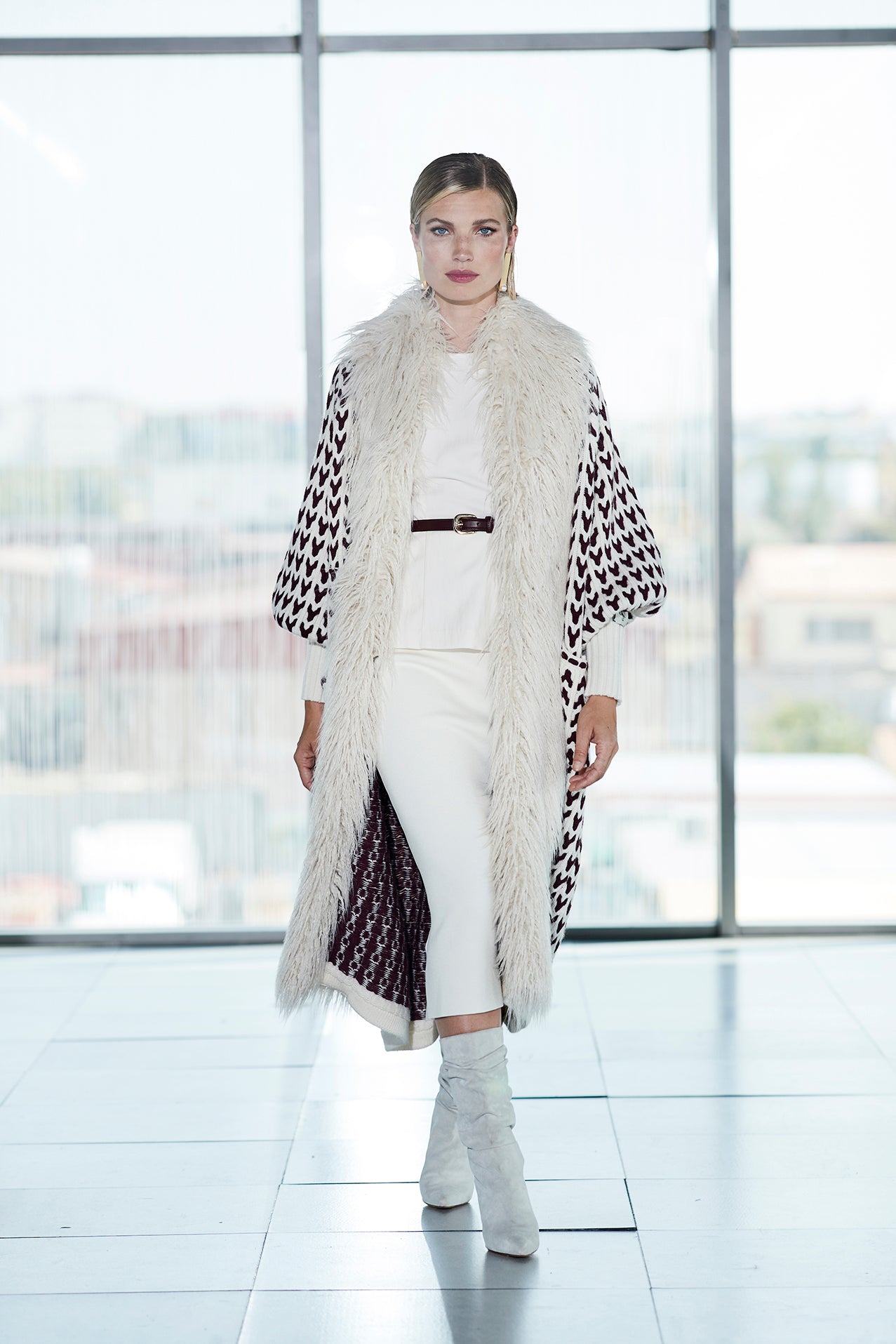 ETIENNETTE LONG BICOLOR CARDIGAN