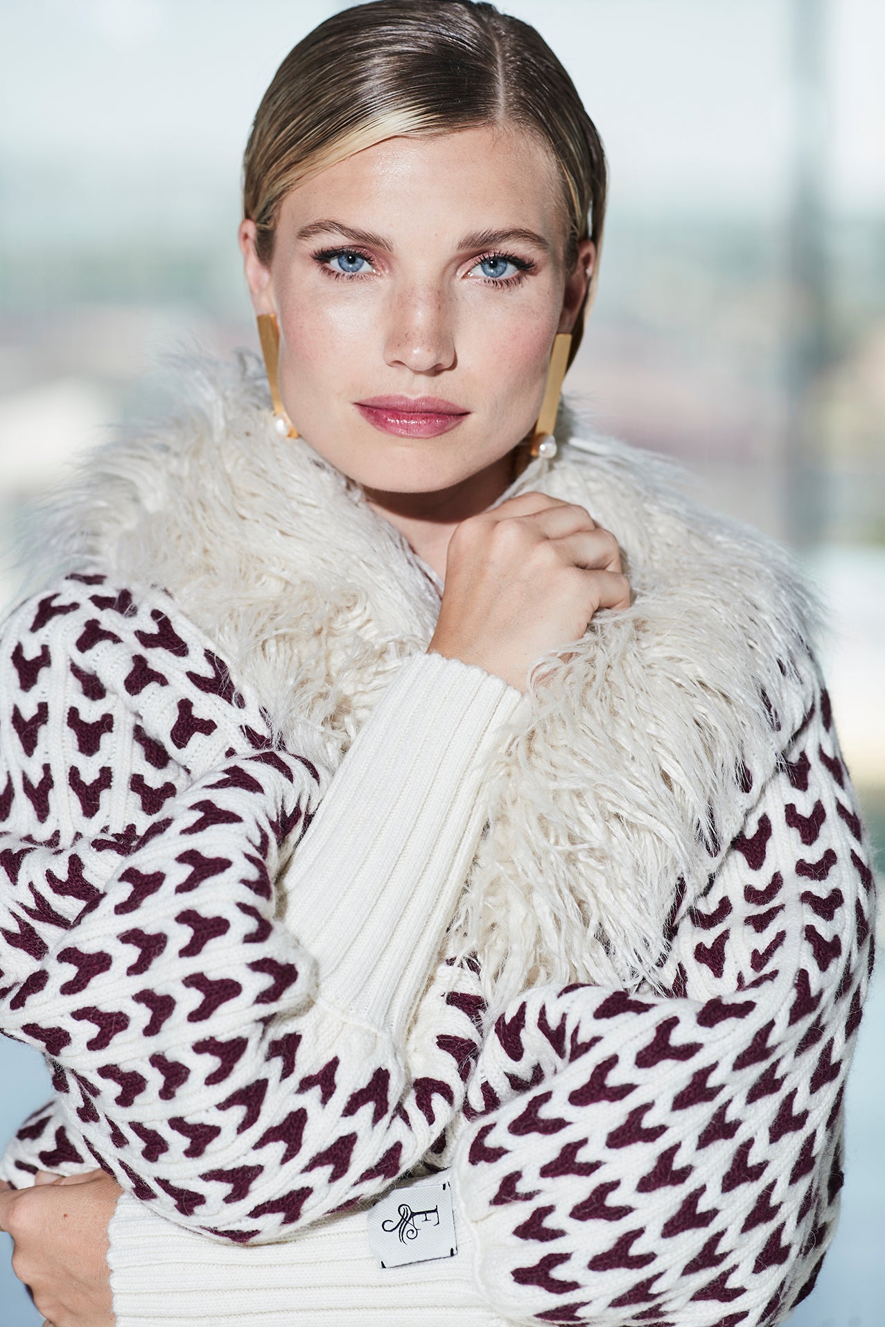ETIENNETTE LONG BICOLOR CARDIGAN