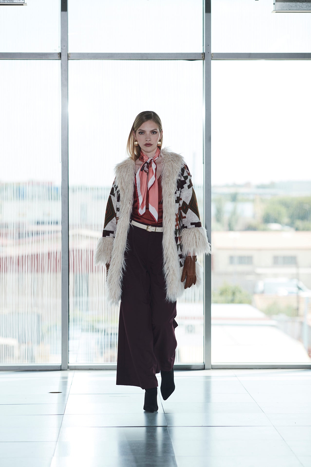 RENEE BEIGE ETHNIC COAT