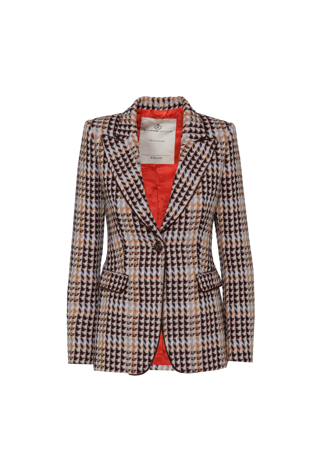 TRISTAN MULTICOLOR HOUNDSTOOTH BLAZER