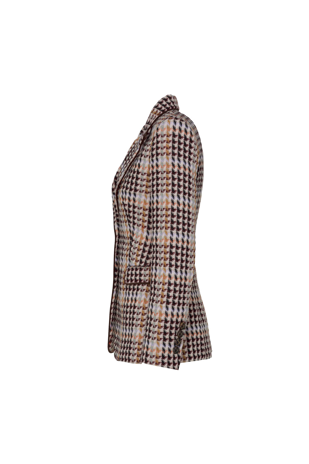 TRISTAN MULTICOLOR HOUNDSTOOTH BLAZER