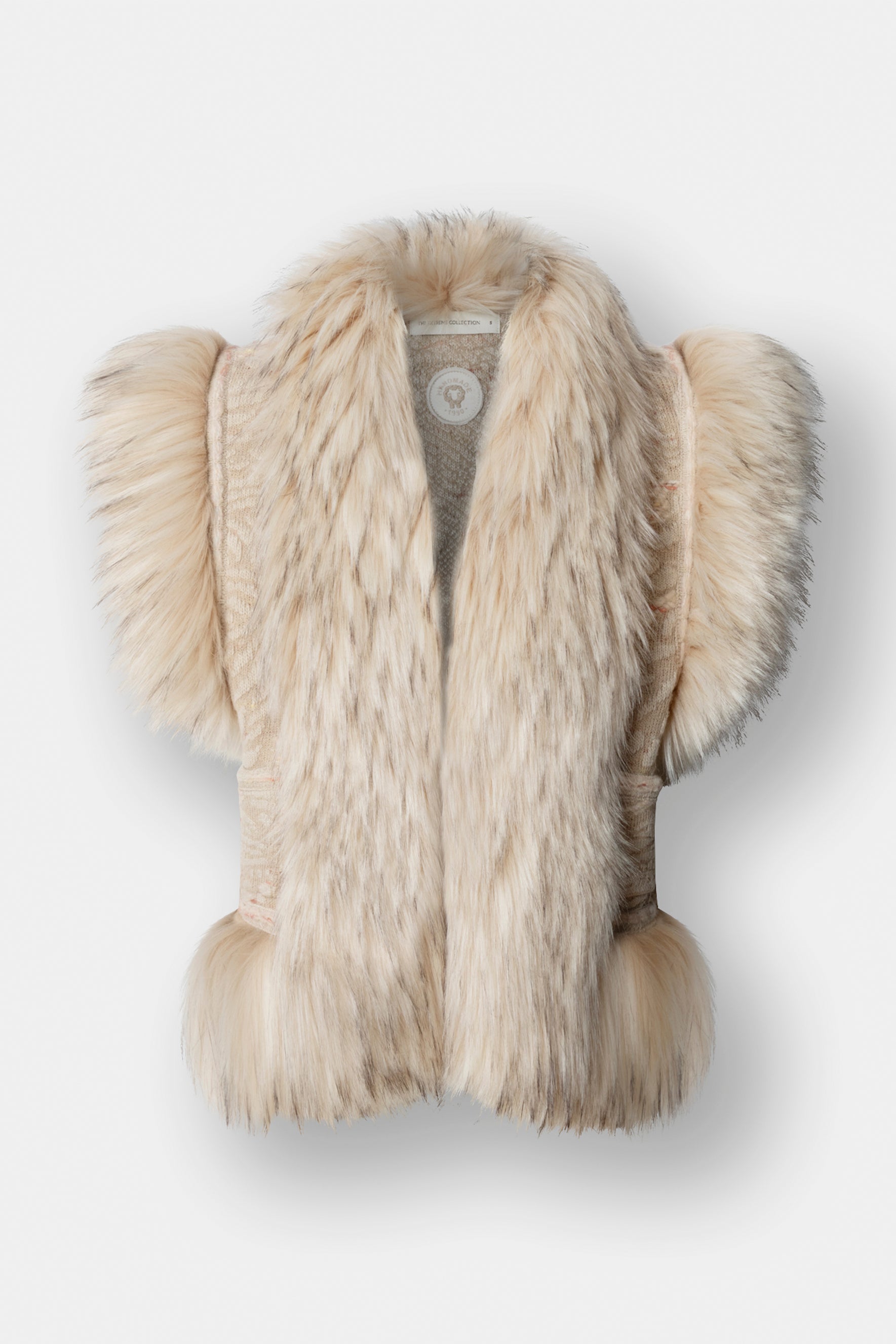 Hayden Knit Vest with Faux Fur - Limited Edition