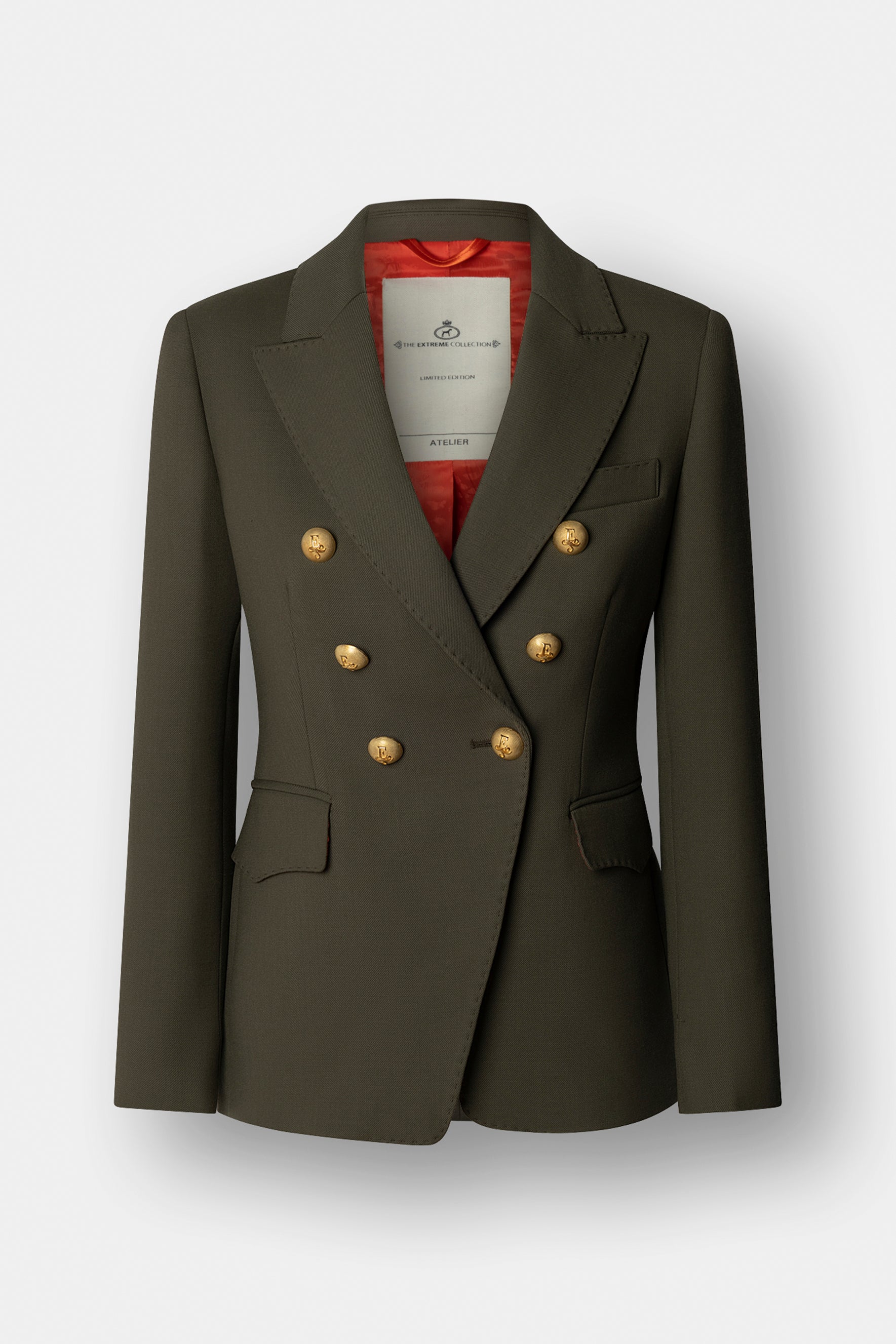 Garcia Vintage 02 Green Double-Breasted Blazer - Limited Edition