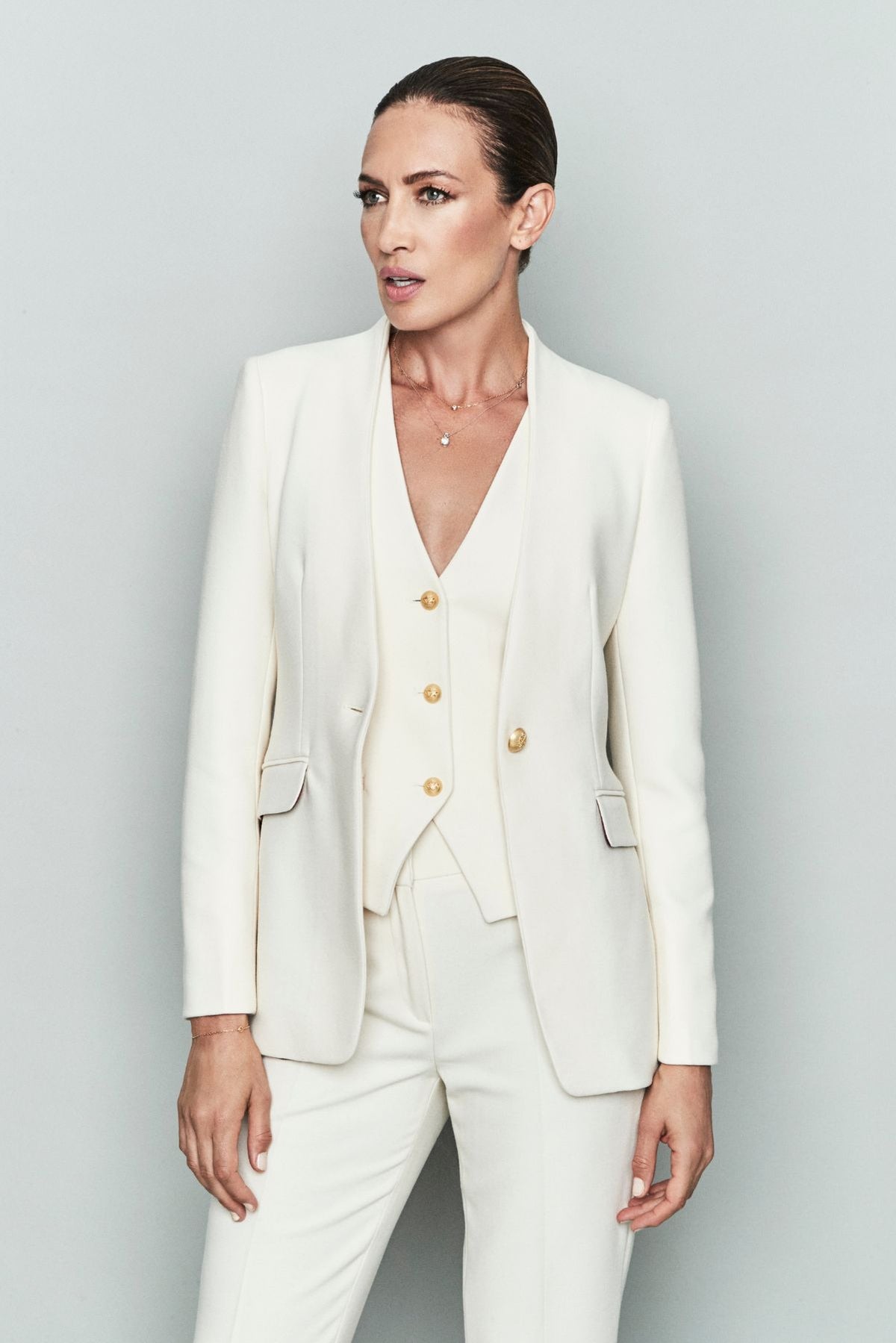 Ivory tailored blazer Maren - Limited Edition
